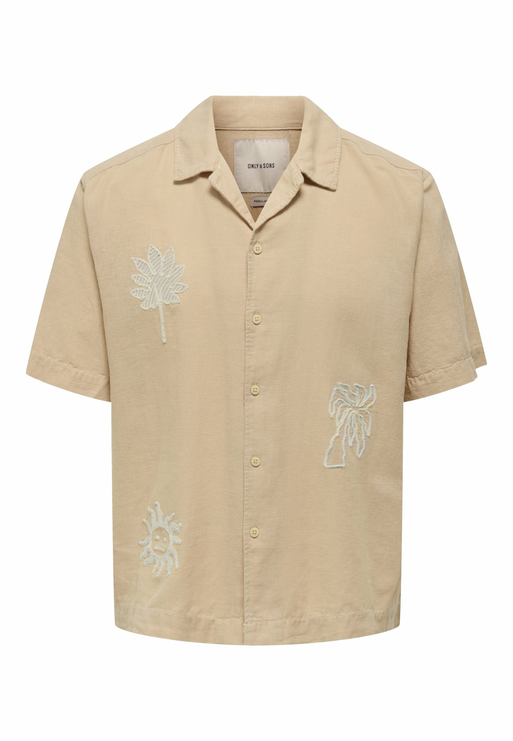 ONLY & SONS Kurzarmhemd Kurzarm FreizeitHemd für Herren (1-tlg., keine Angabe)