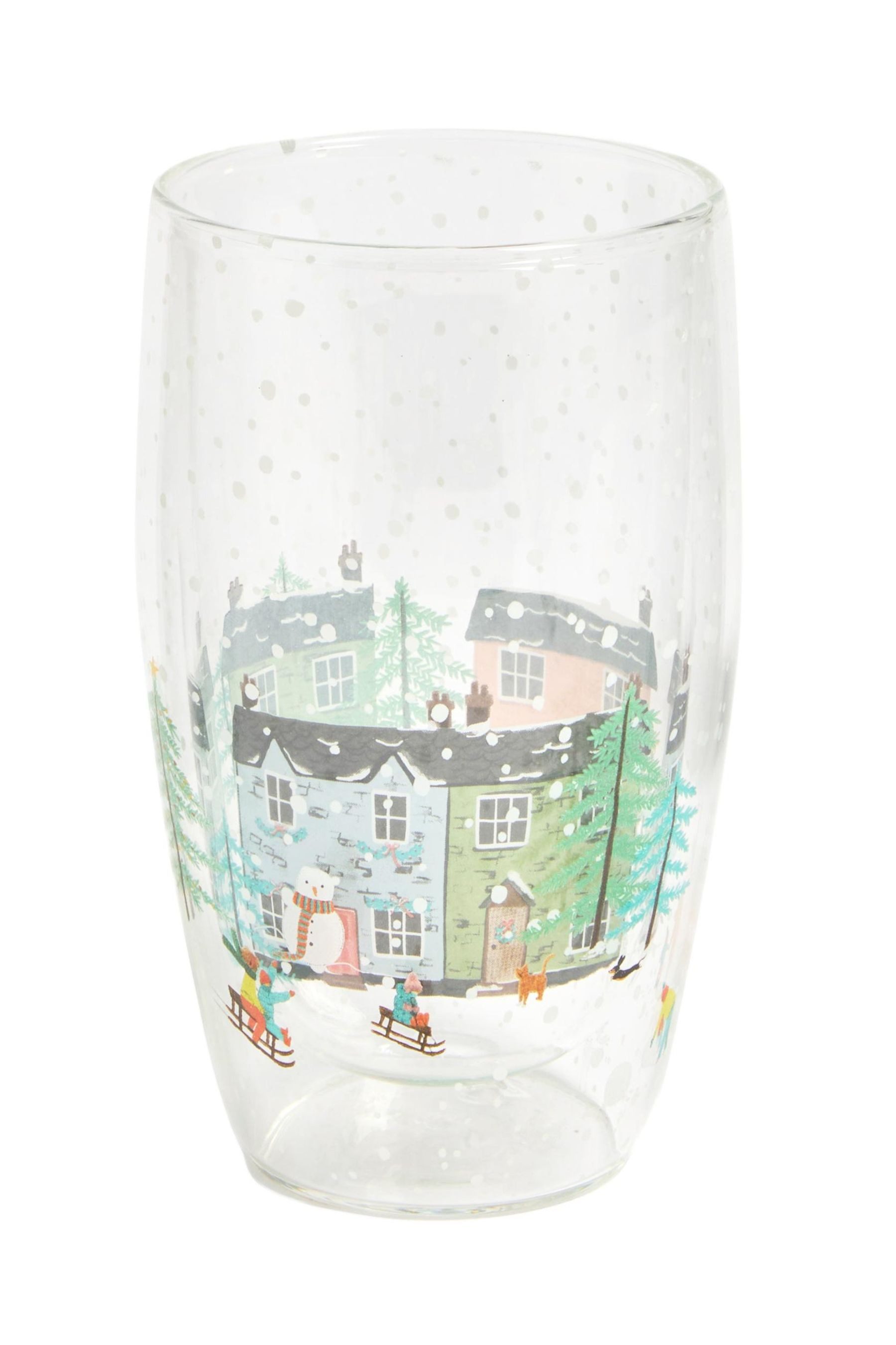 Next Tumbler-Glas Weihnachtliche Стекло, Mini-Szene, 2er-Set, Glas