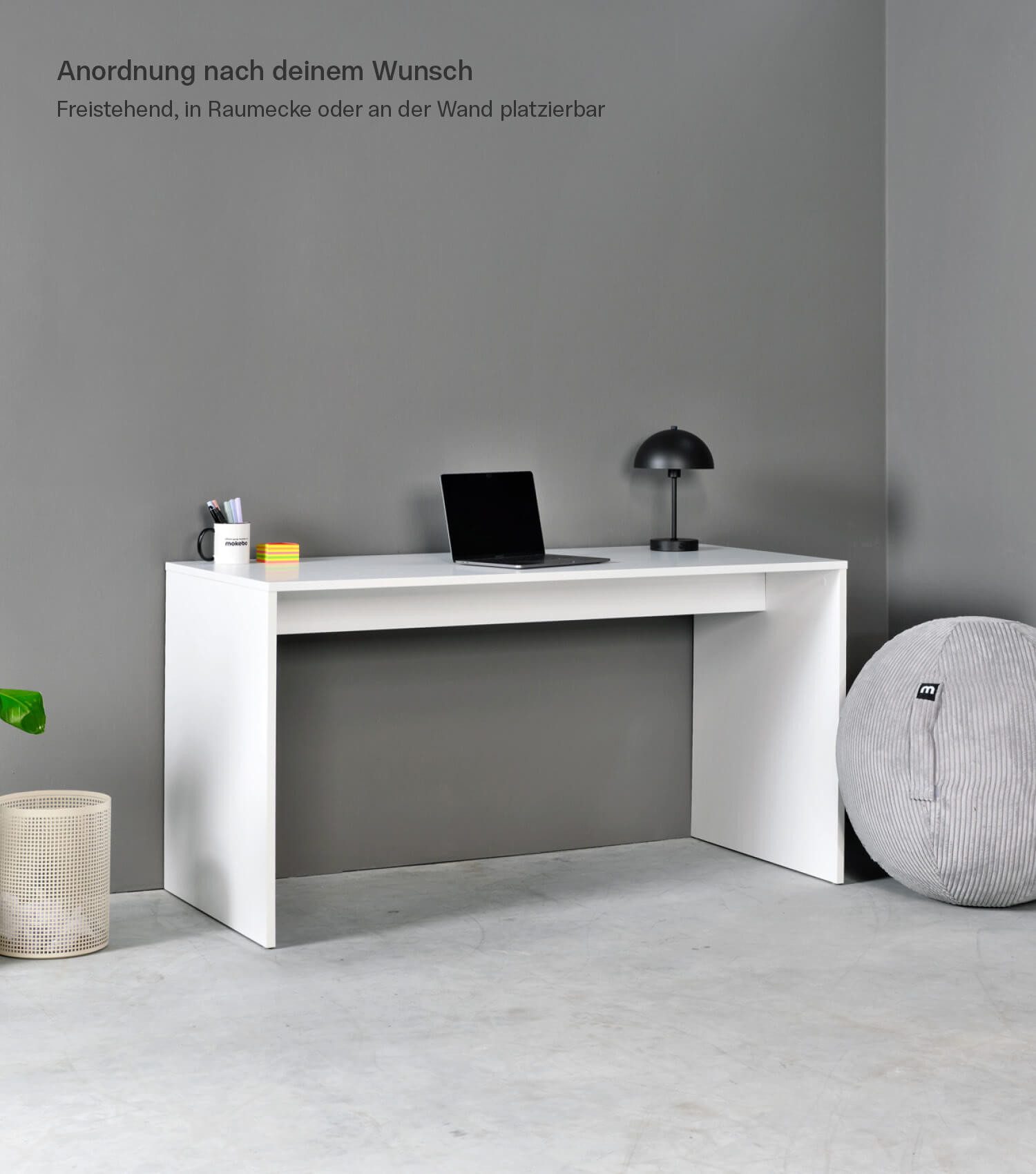 mokebo Schreibtisch Der Produktive, Bürotisch, Arbeitstisch, Kinderschreibt günstig online kaufen