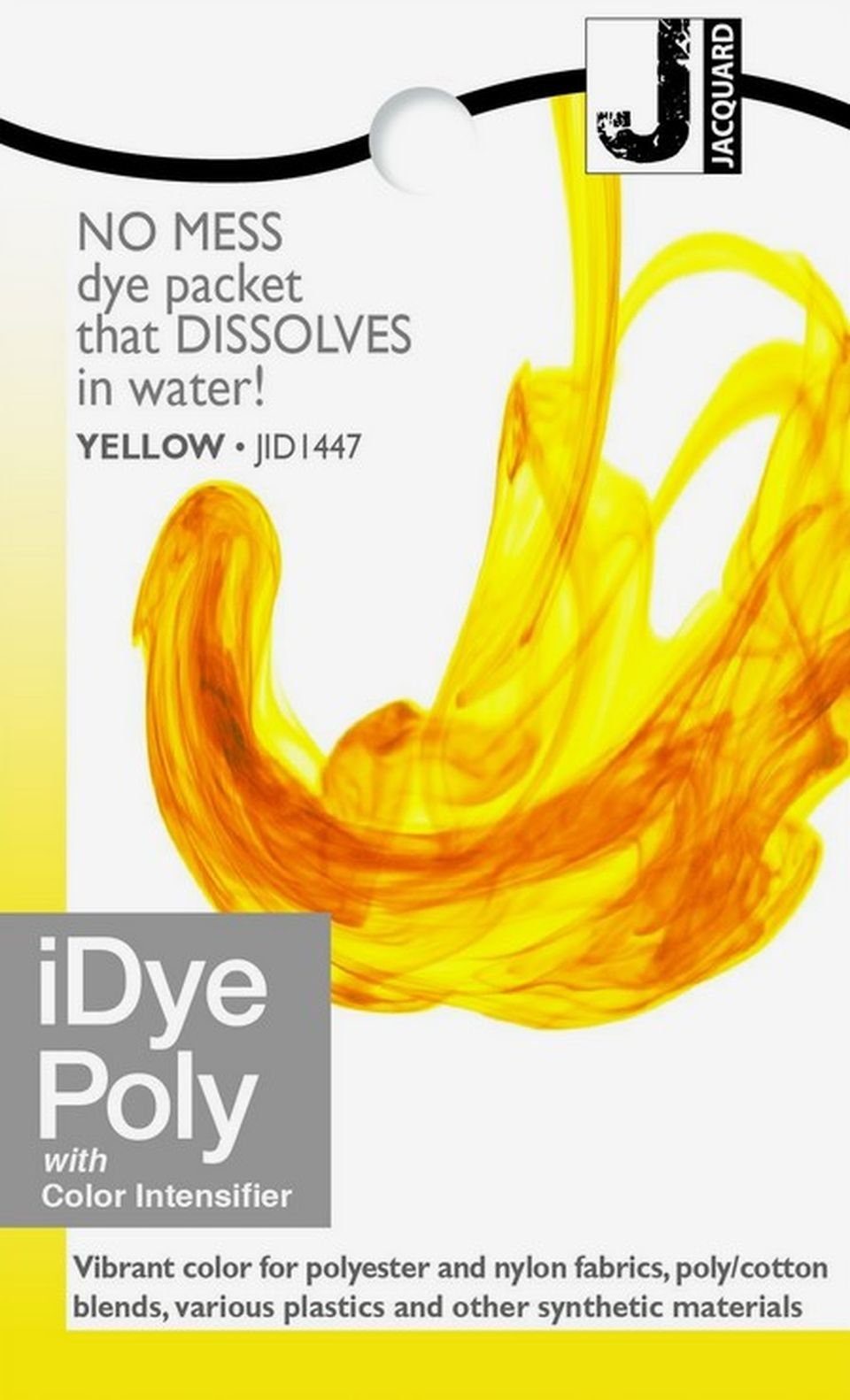 Jacquard Textilfarbe iDye Poly, Färbemittel für synthetische Gewebe, 14g Päckchen inkl. Farbverstärker