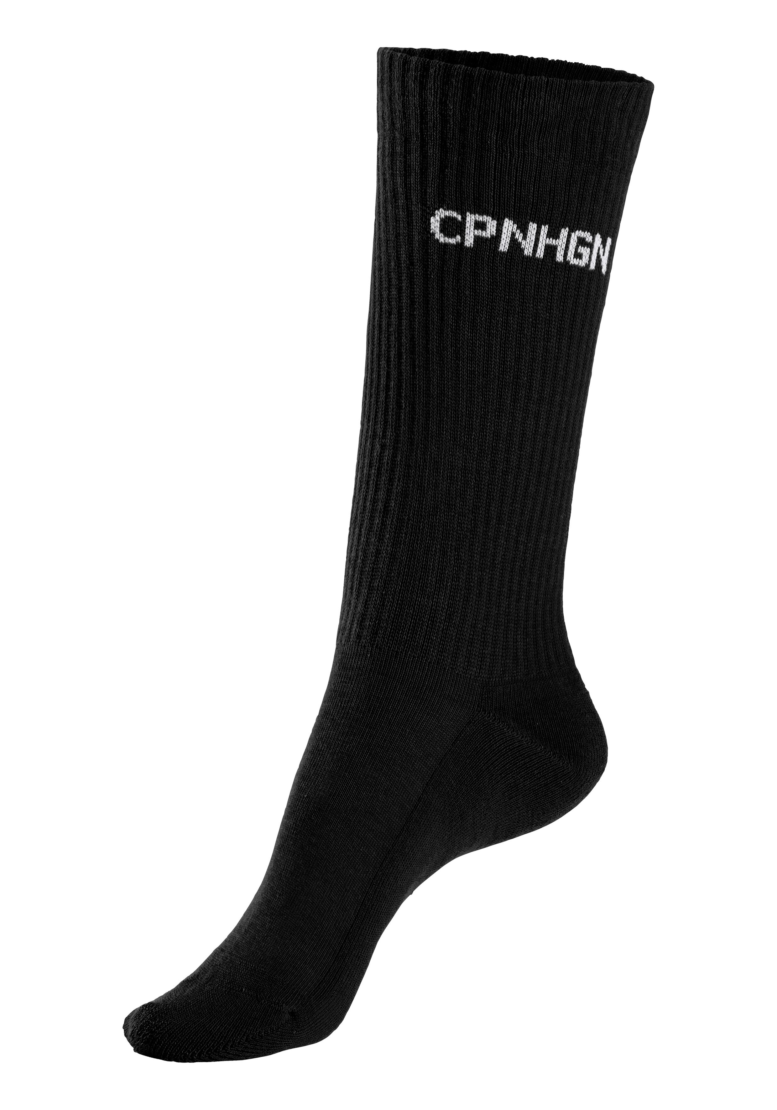 Copenhagen Studios Tennissocken (Packung, 3-Paar) mit Halbfußfrottee