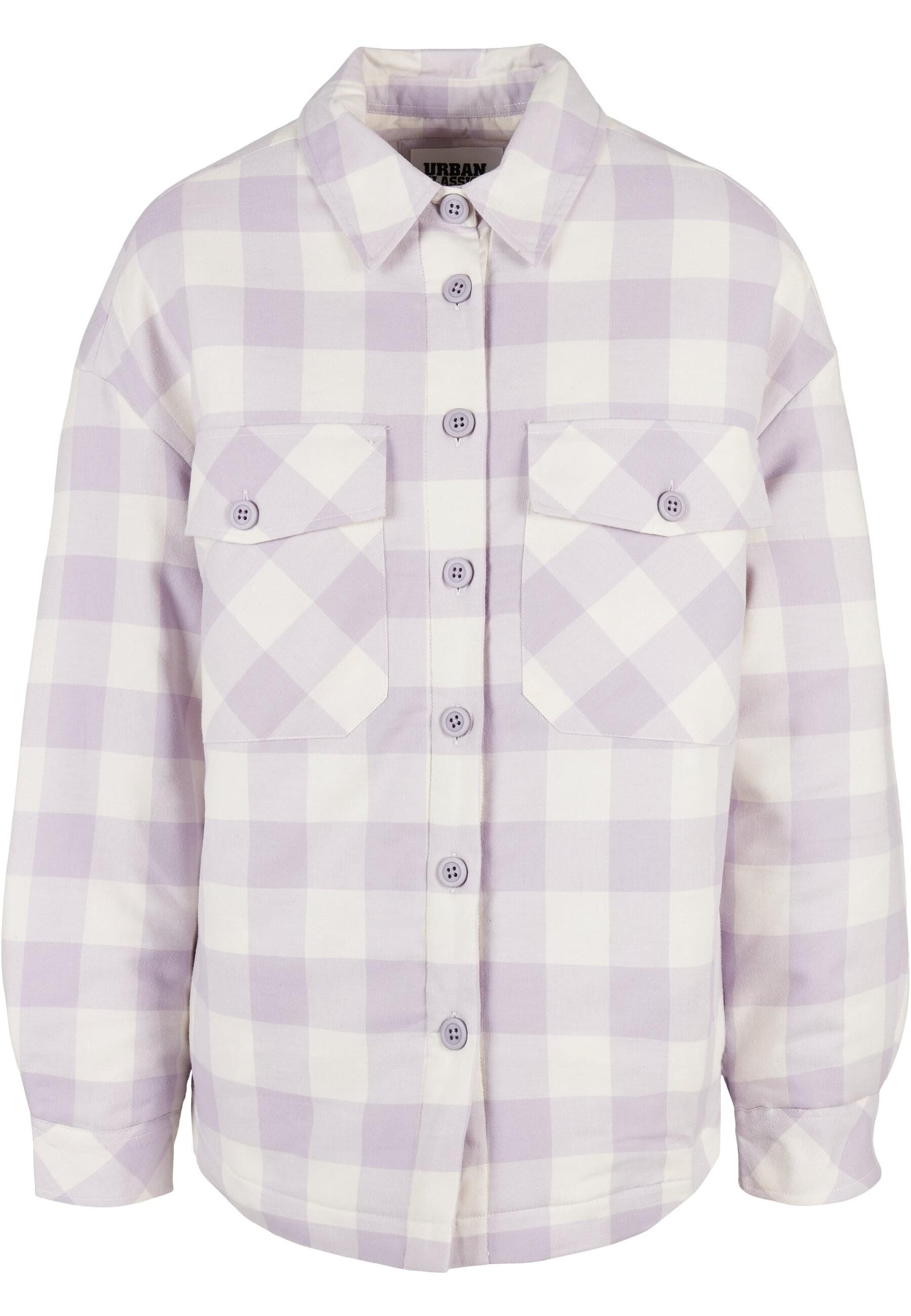 Allwetterjacke Urban Classics Damen Ladies Flanell Padded Overshirt