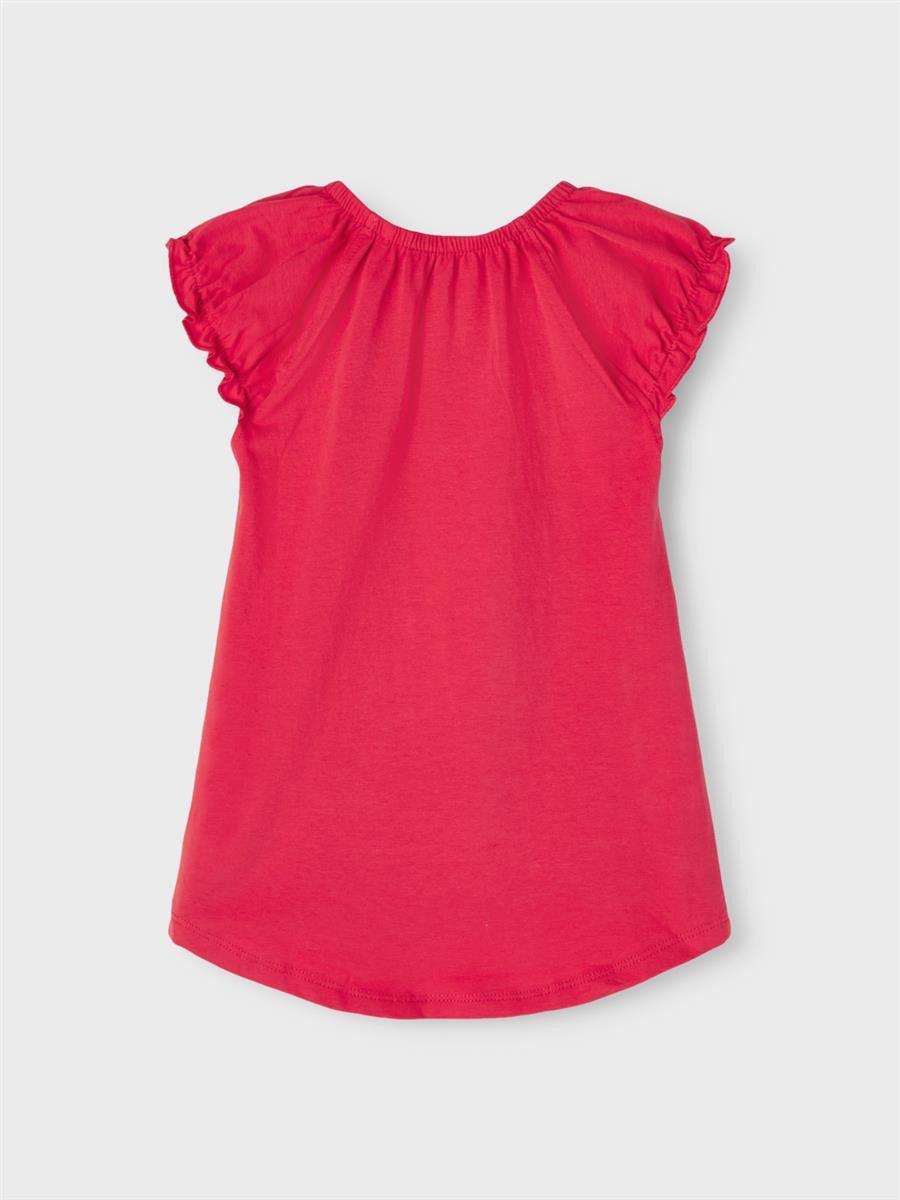 Name It Jerseykleid NMFJOLEENA (1-tlg) geraffter Rundhalsausschnitt