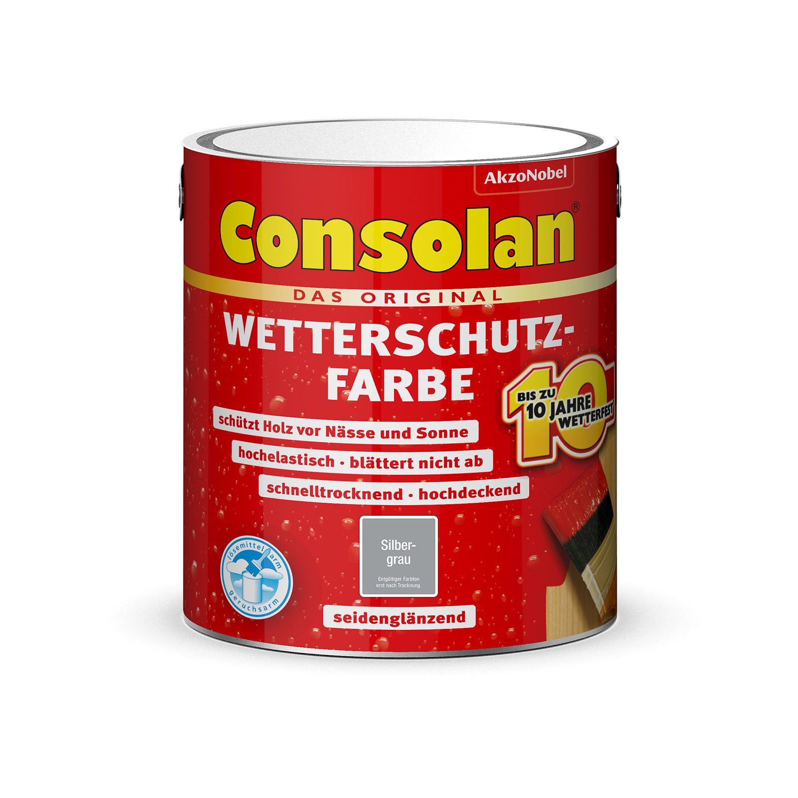 Consolan  Wetterschutzfarbe Consolan Wetterschutzfarbe 2,5 l