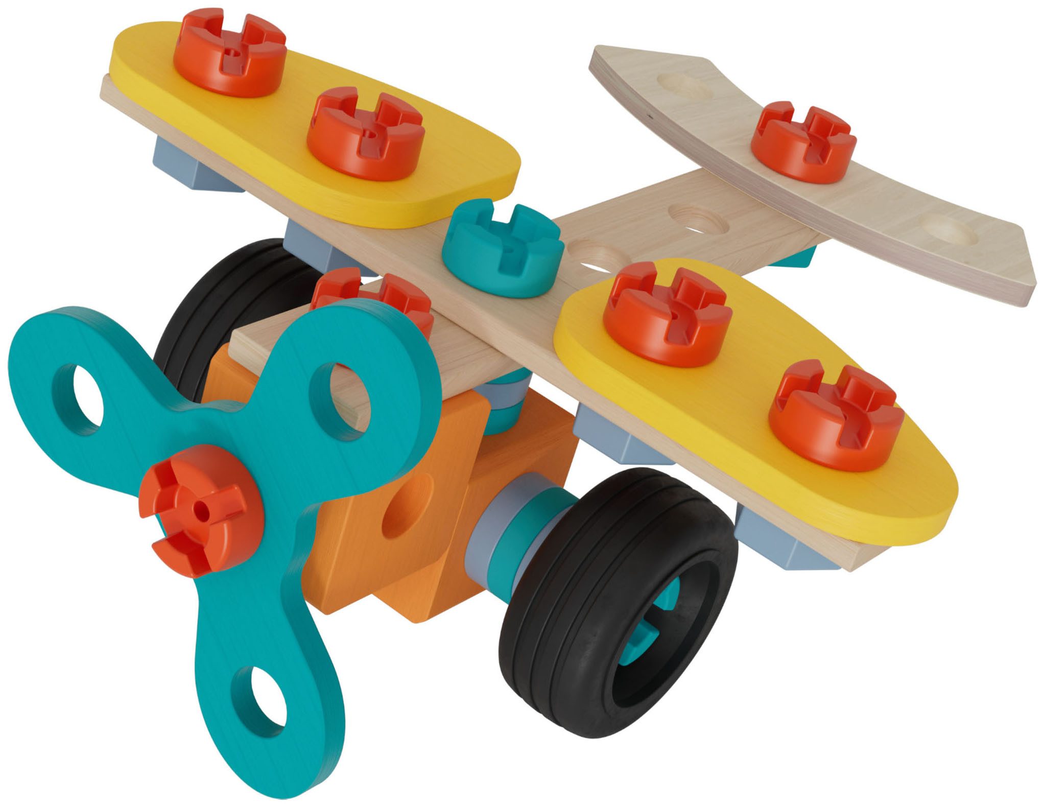 Eichhorn Constructor Mini Flugzeug Konstruktionsspielsteine, (35 St)