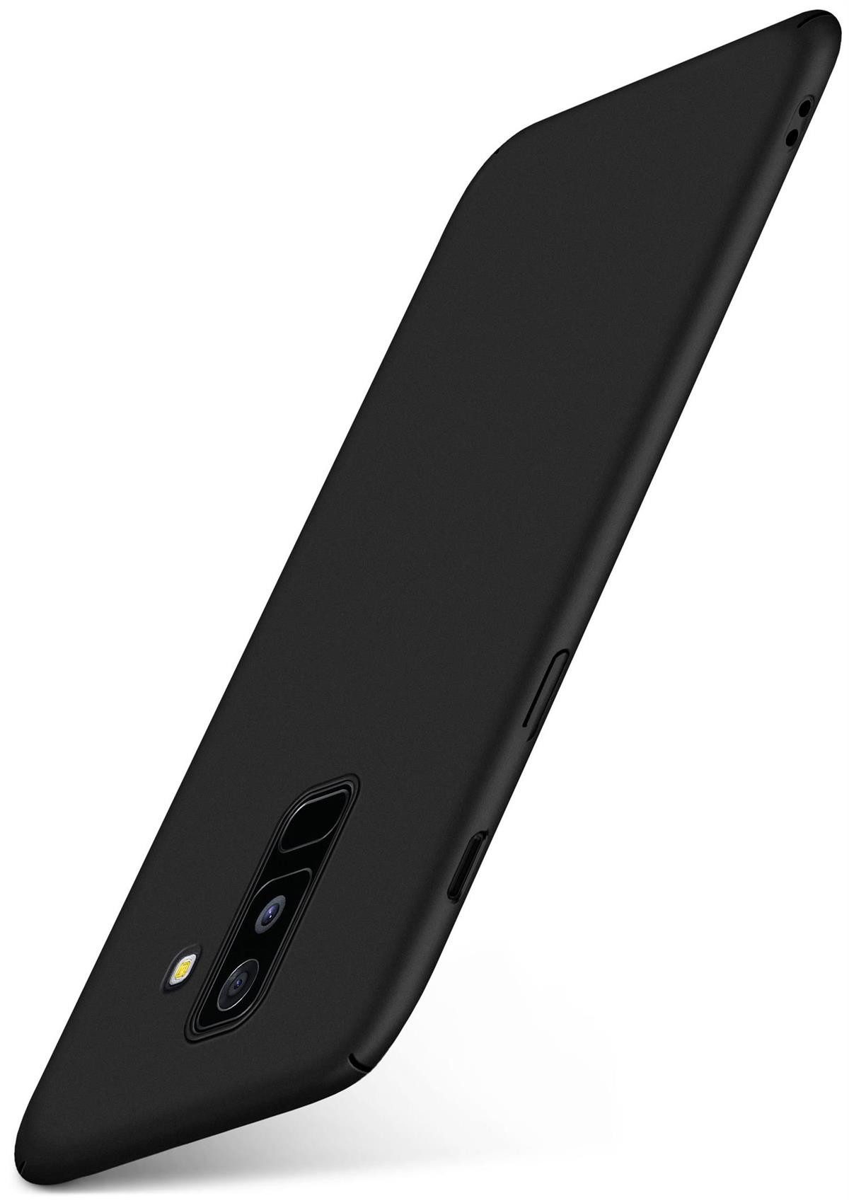 moex Handyhülle moex® Alpha Case für Samsung Galaxy A6 Plus (2018), Hülle ultra dünn, Hardcase Back Cover, Schutzhülle Minimalistisch