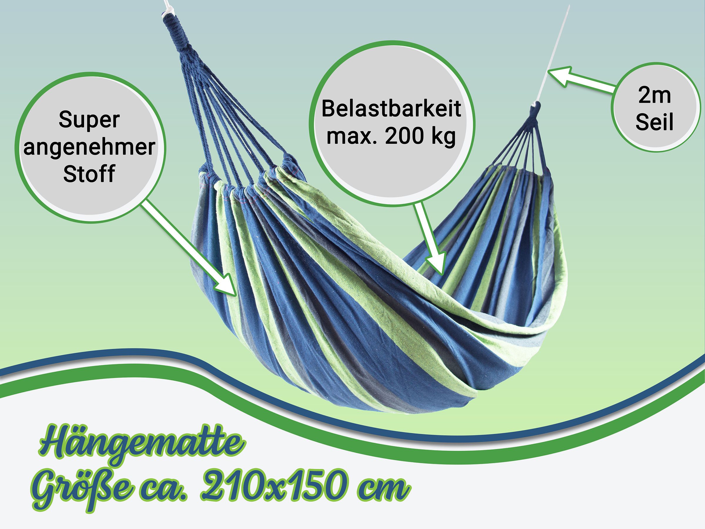 ZOLLNER Hängematte (inkl. Tasche und Seile), günstig online kaufen