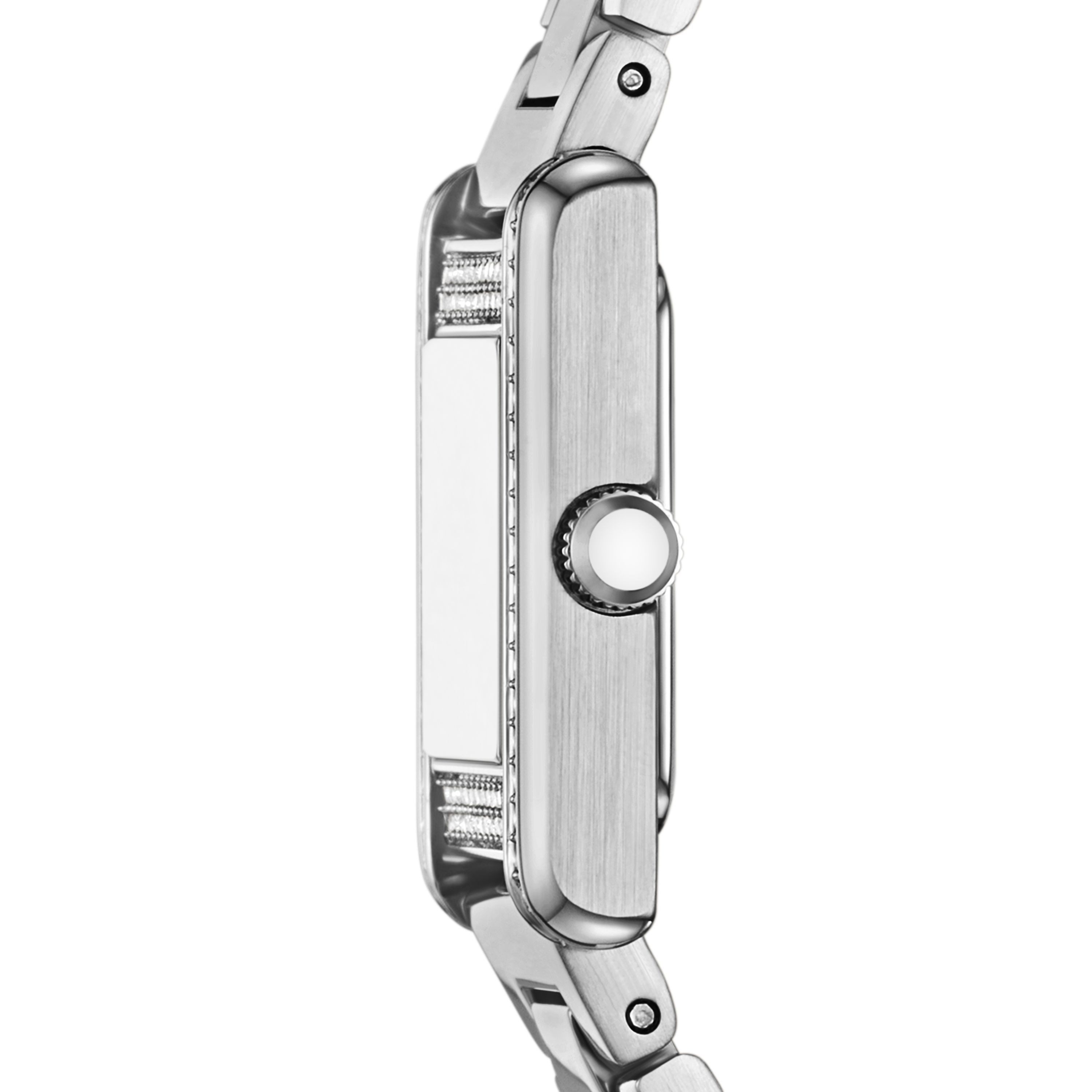Emporio Armani Quarzuhr AR11794, Armbanduhr, Damenuhr, Edelstahlarmband, analog, Glassteine