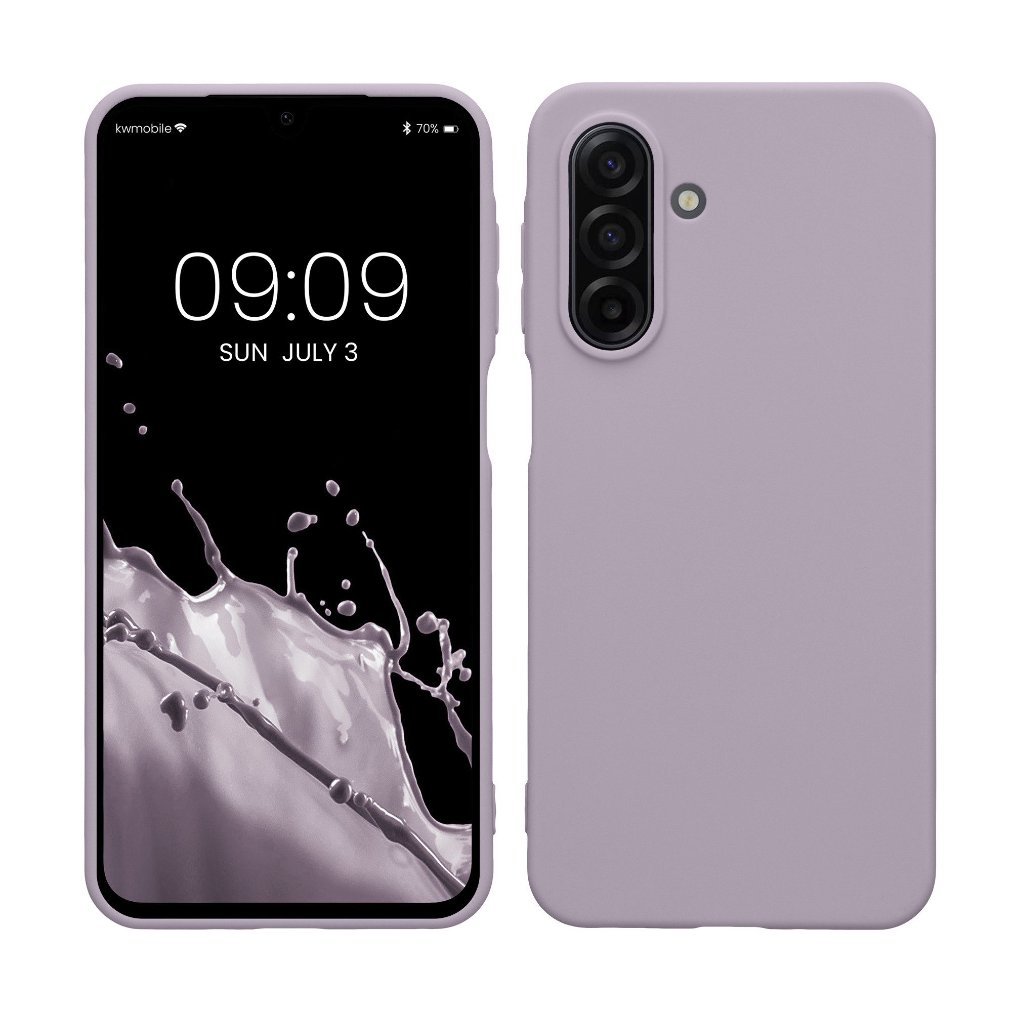 kwmobile Smartphone-Hülle Hülle für Samsung Galaxy A17 4G / 5G, Hülle Silikon - Soft Handyhülle - Handy Case Cover