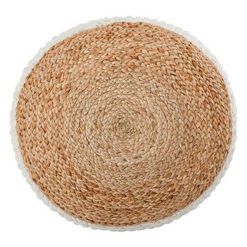 Casamia Pouf Sitzpouf Jute Sitzhocker rund 50x50 cm Deko Hocker Jute natur Sitzpouf