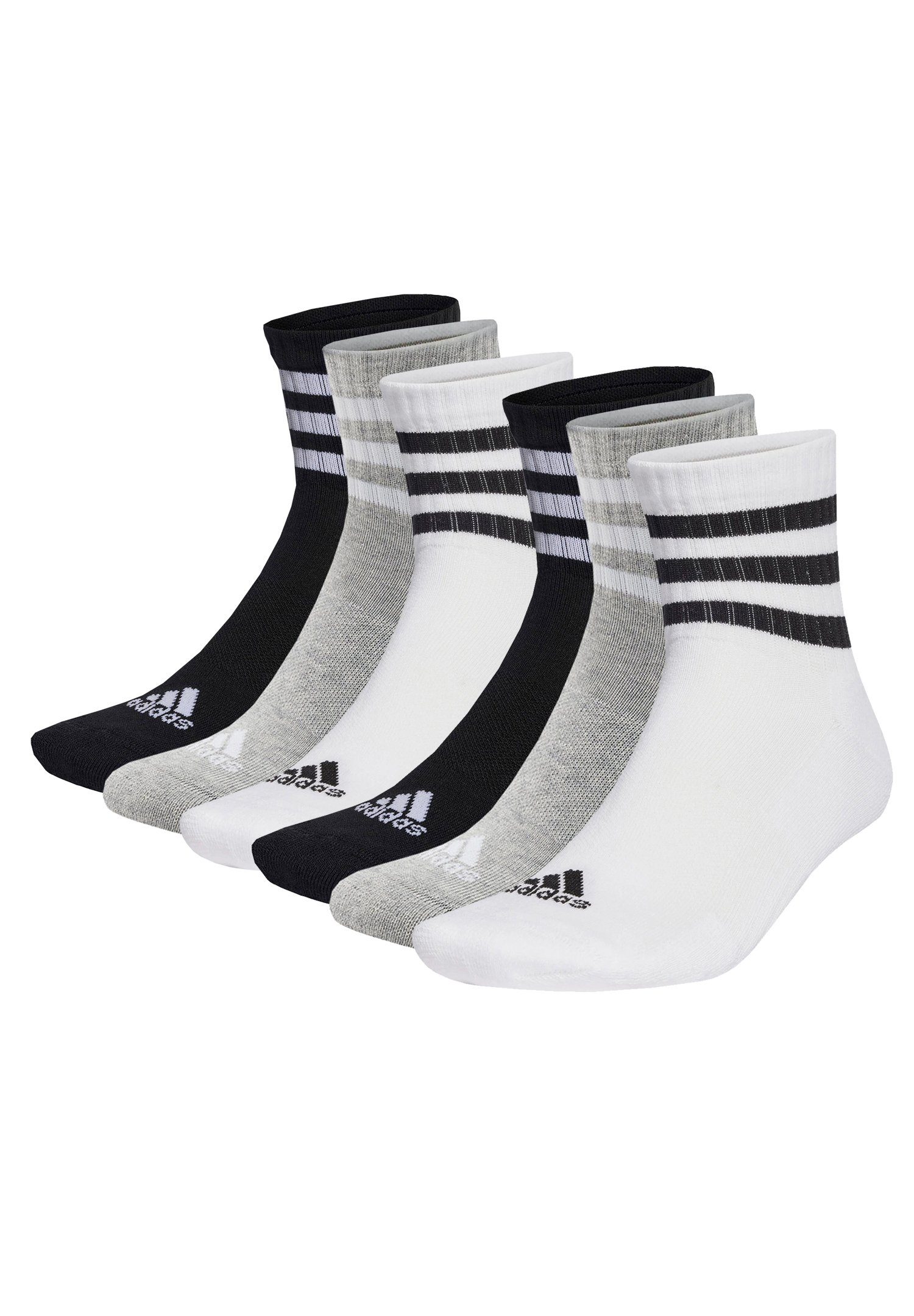 Performance 3S adidas 6 (6-Paar) C MID Multi Paar SPW Socken