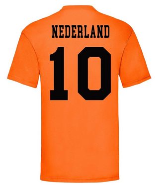 Youth Designz T-Shirt Niederlande Kinder T-Shirt im Fußball Trikot Look mit trendigem Print