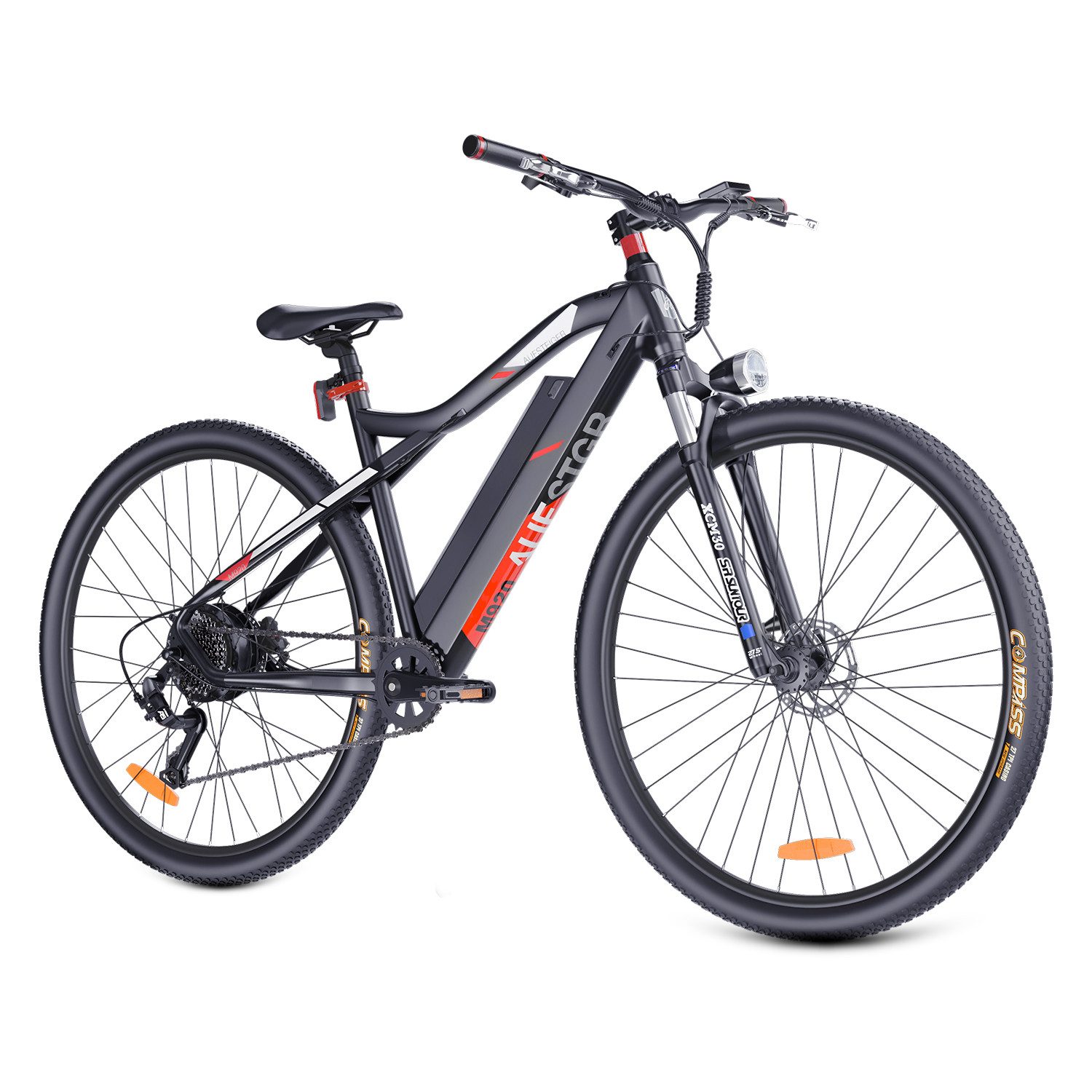 DOTMALL E-Bike Trekkingrad 27.5 Zoll 9-Gang Elektrofahrrad mit 36v13Ah akku,Reichweite 30-60 km