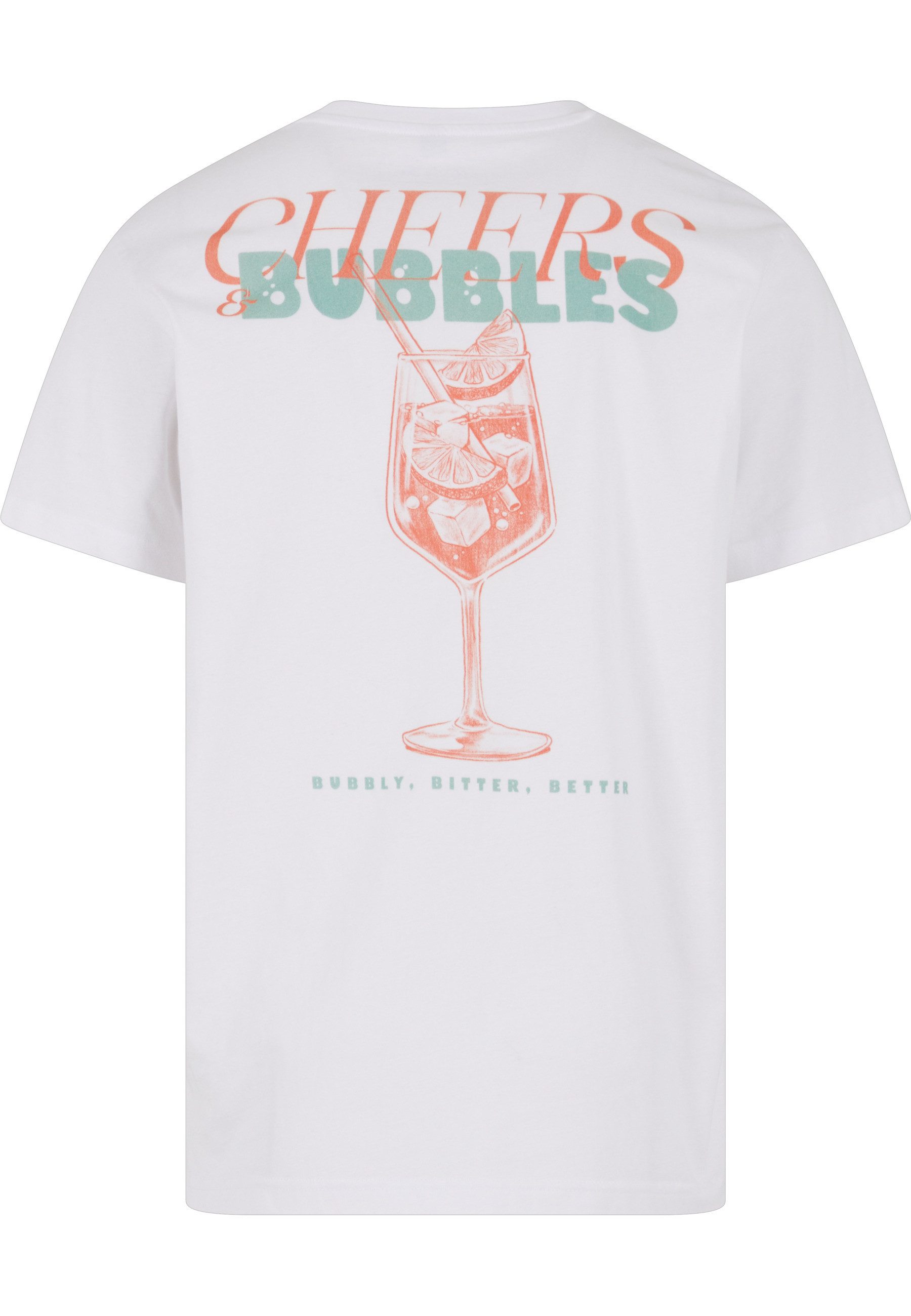 MisterTee T-Shirt MisterTee Cheers Bubbles Tee (1-tlg)