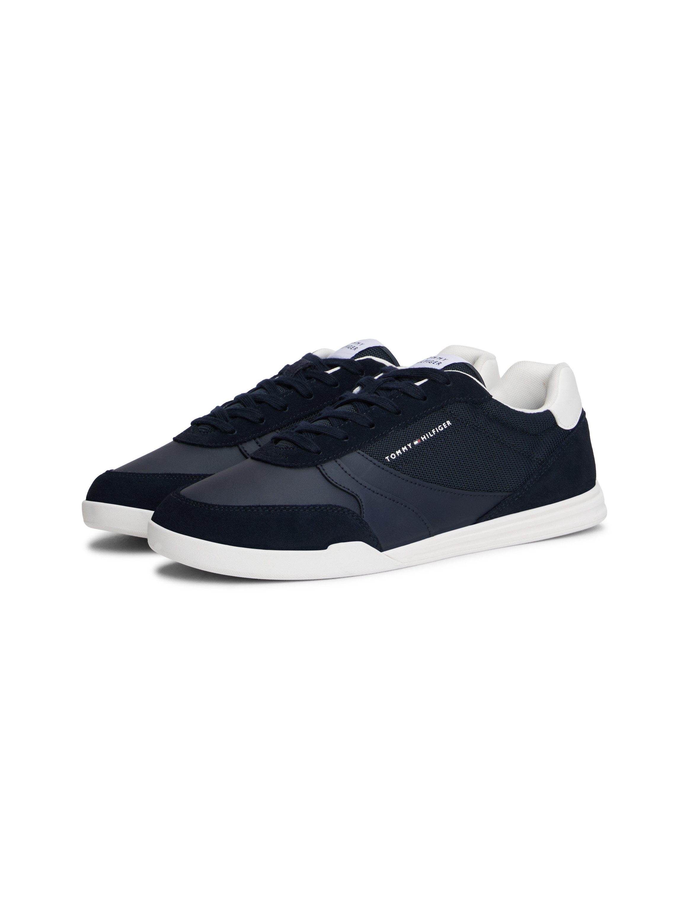 Tommy Hilfiger LOPRO CUP MIX Sneaker, Freizeitschuh, Halbschuh, Schnürschuh, Kontrastbesatz an der Ferse