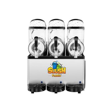 Royal Catering Slush Maker Slush Eis Maschine Slushmaschine Ice Maker Softeis Slusheis LED 3 x 10, Polycarbonat (BPA-frei)