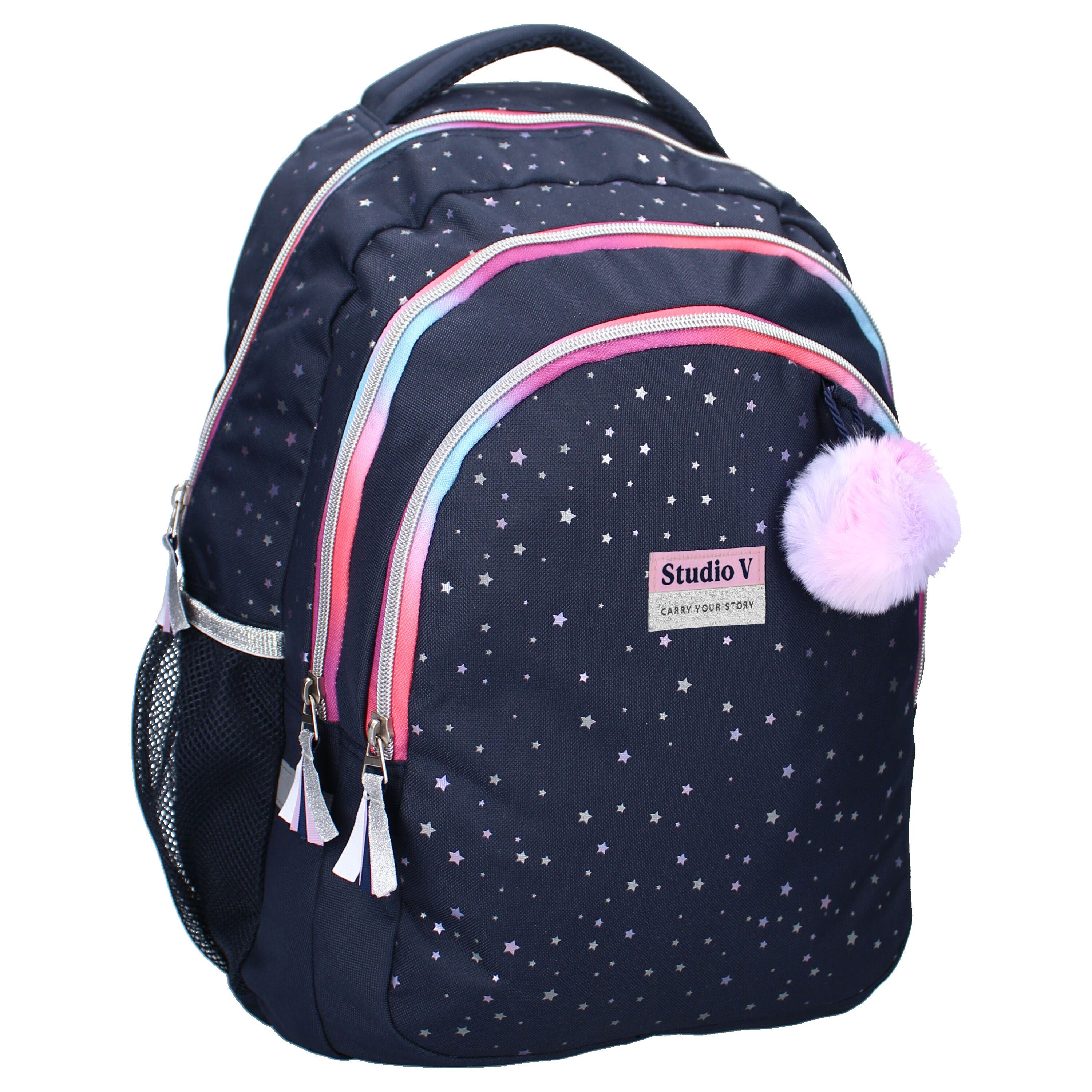 Studio V Rucksack Stargazing Schulrucksack Mädchen Kinderrucksack