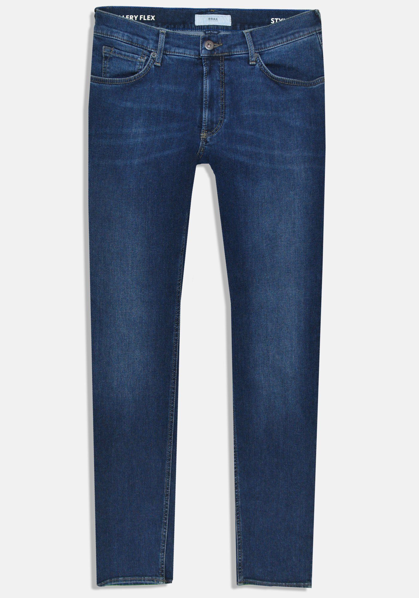 Brax 5-Pocket-Jeans Chuck Gallery Flex Blue Denim Used Ocean