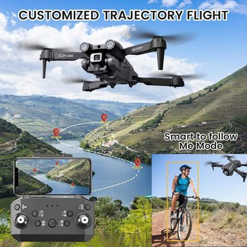 OKYUK 50 Min. Flugzeit, unter 139 g, 200 Meter FPV-Übertragung Drohne (4K, bürstenloser Motor. Follow-Me/Return/Fotografie/Video, RC Quadcopter)