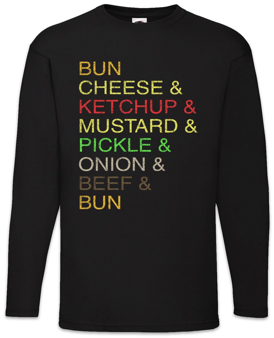 Langarmshirt BBQ Langarm T-Shirt Grillen Barbecue Grill Chef Meister Steak Burger