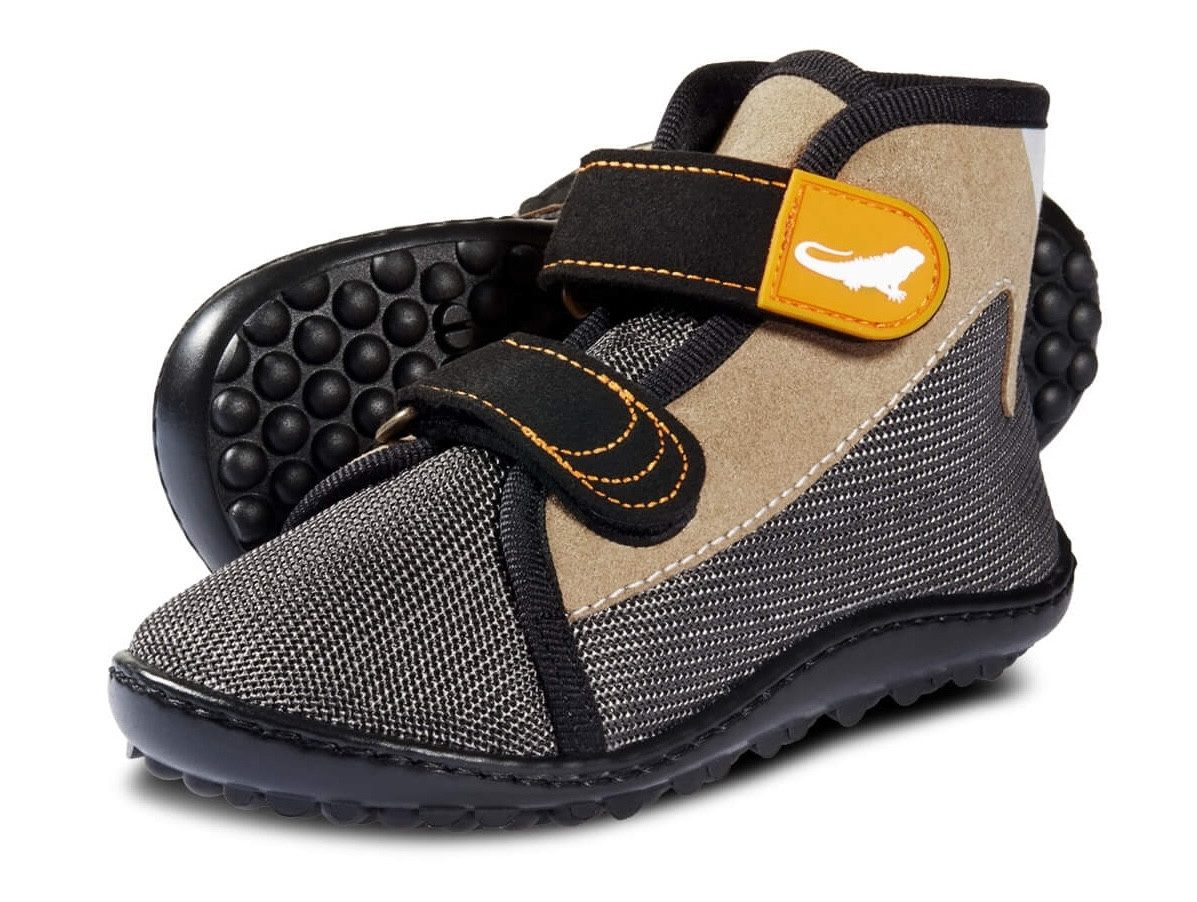 Leguano LEGUANITO SCIPPO Barfußschuh, Klettschuh, Bequemschuh, Flat mit verstellbaren Klettverschlüssen