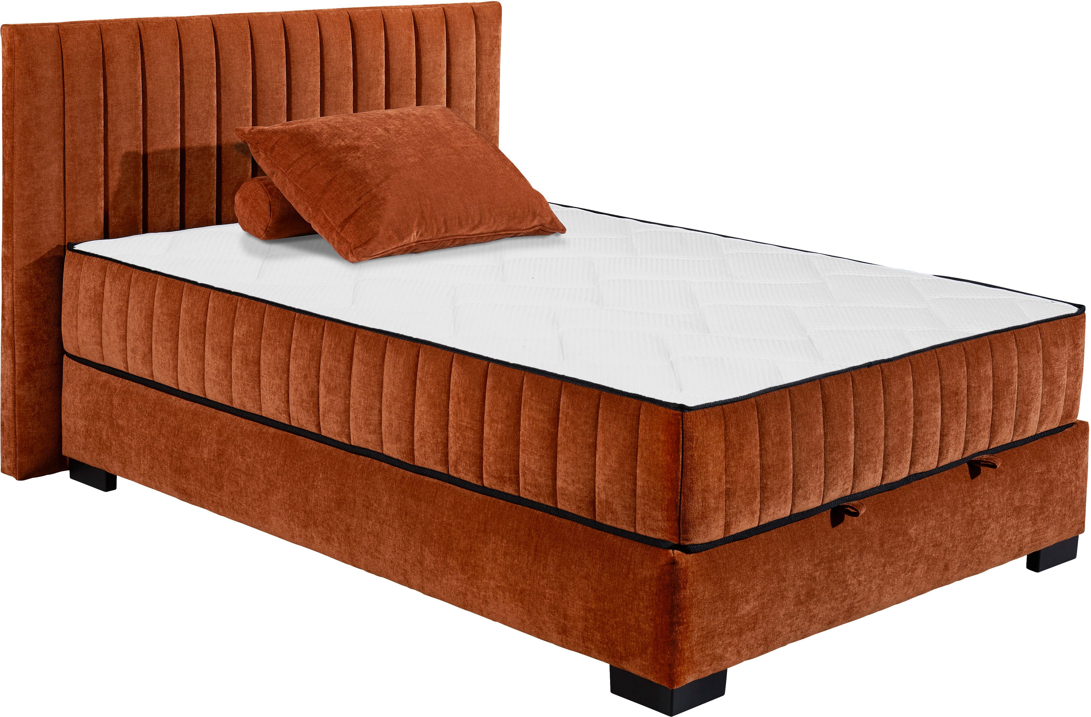 ED EXCITING DESIGN Boxbett Nagol, mit Bettkasten, mit Wendematratze, erhältlich in verschiedenen Breiten