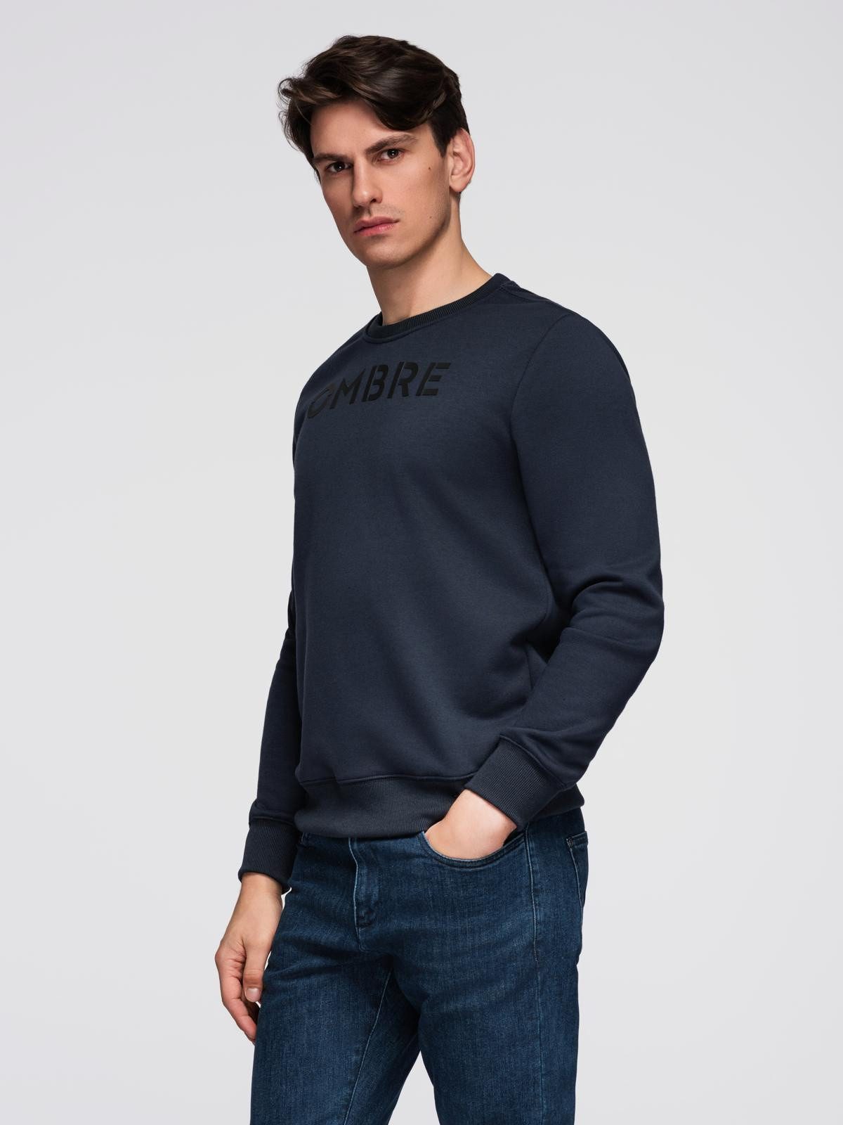 OMBRE Sweatshirt Klassisches Herren-Sweatshirt mit Aufdruck