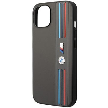 BMW Handyhülle Case iPhone 14 Plus Kunststoff Tricolor grau 6,7 Zoll, Kantenschutz