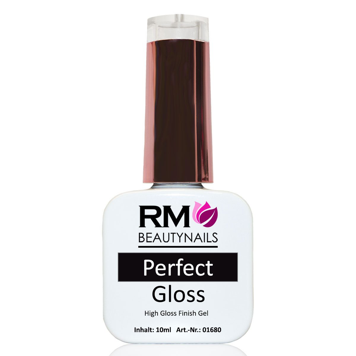RM Beautynails UV-Gel Perfect Gloss Glanz UV-Gel Led Nagelgel Quickfinish Finishgel, vegan