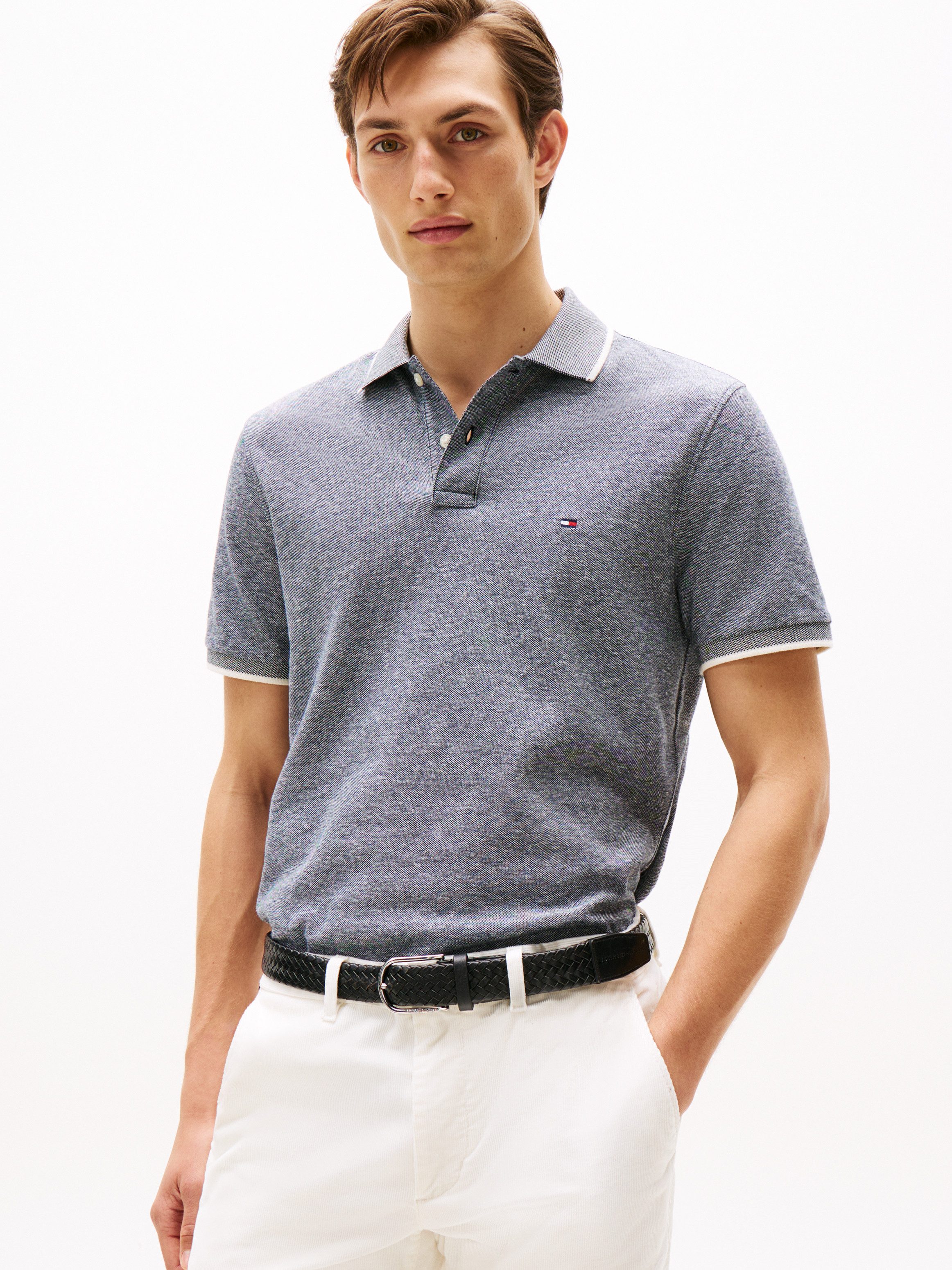 Tommy Hilfiger Poloshirt LINEN PIQUE REG günstig online kaufen