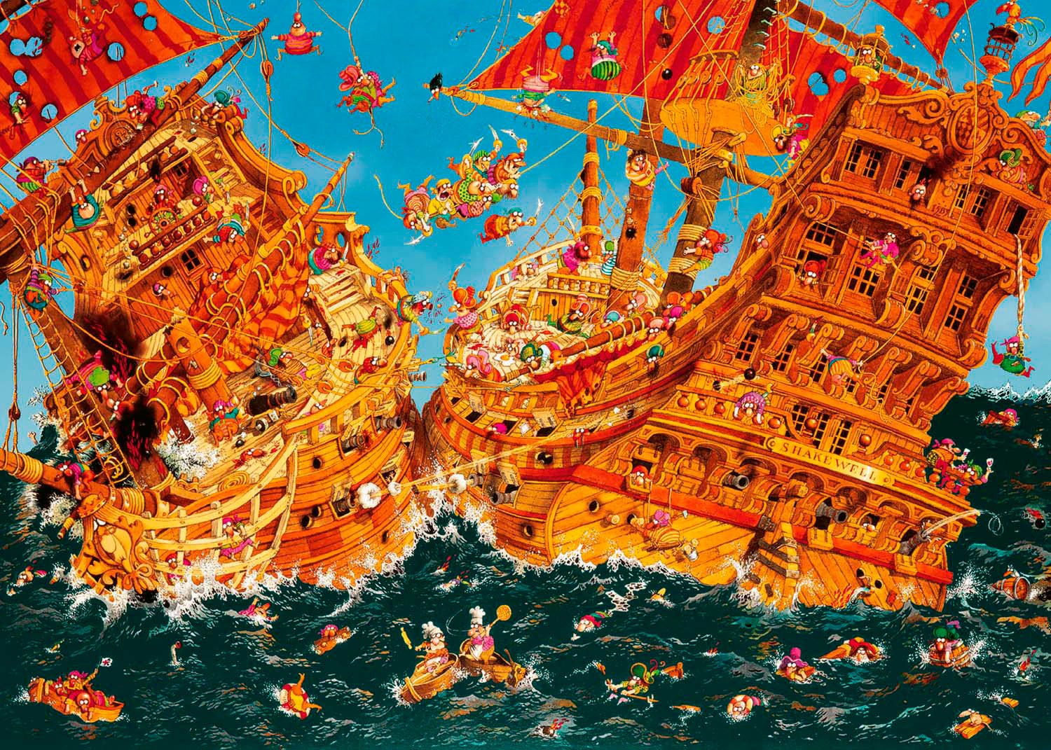 HEYE Puzzle Diamond Dick / Wanted!, 1000 Puzzleteile, Made in Germany günstig online kaufen