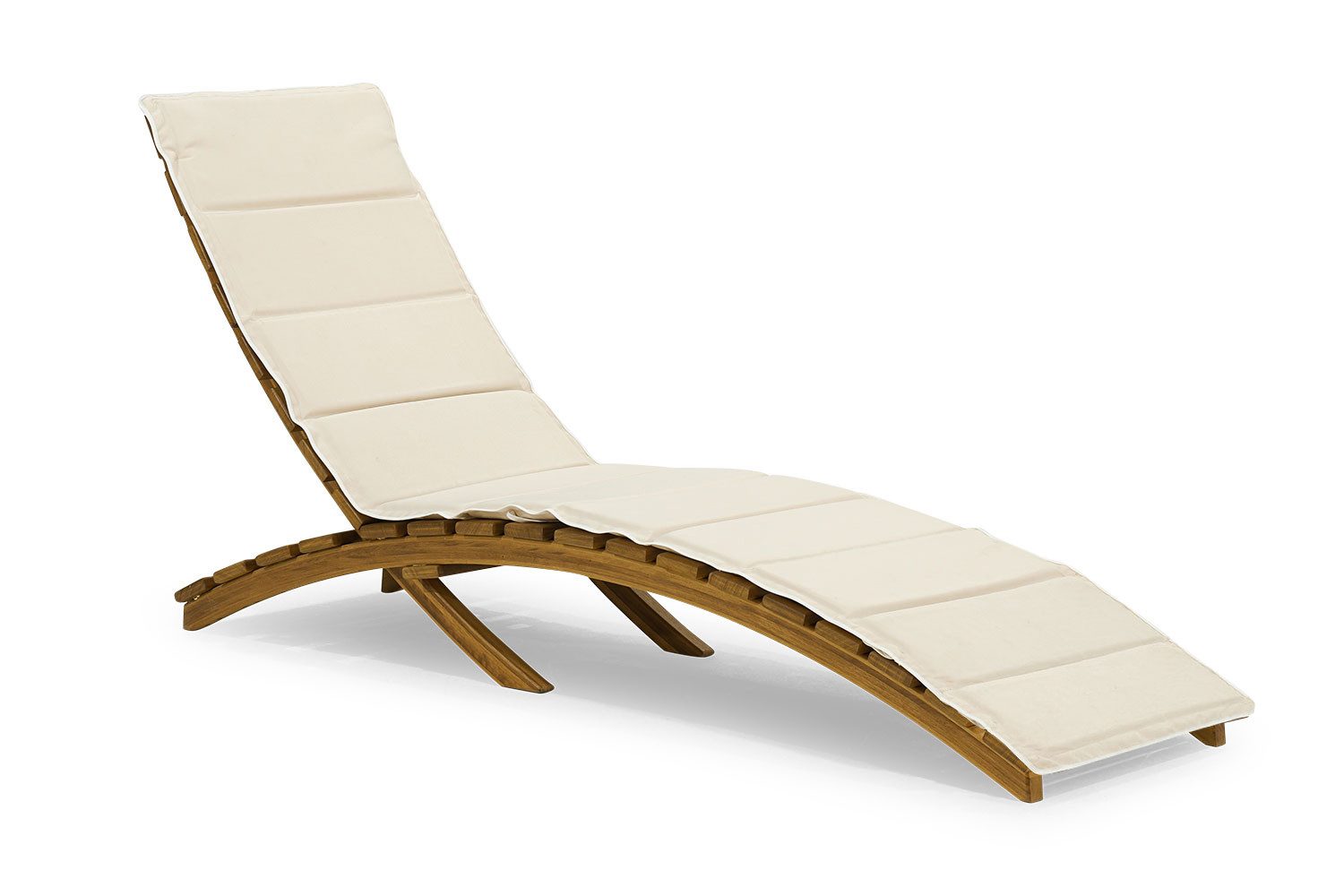 JVmoebel Gartenliege Weiße Chaiselongue Designer Gartenmöbel Liegestuhl Robustes, 1 St., Chaiselongue, Made in Europa