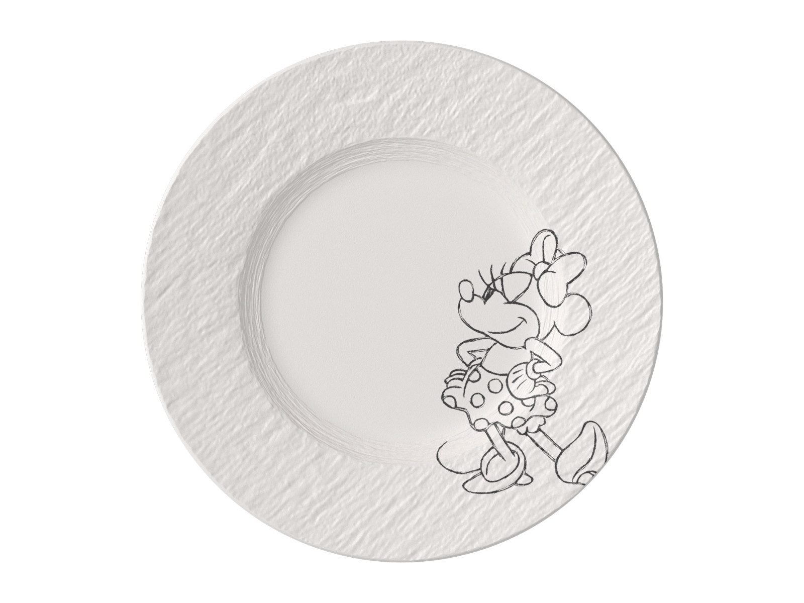Villeroy & Boch Frühstücksteller Manufacture Rock blanc - Mickey Mouse Frühstücksteller 22cm