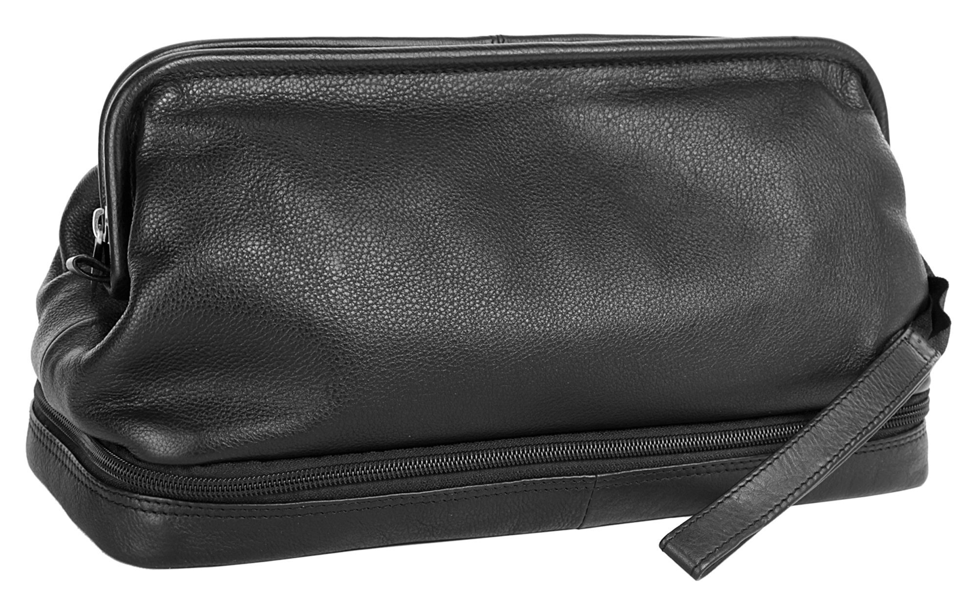 BODENSCHATZ Kulturbeutel, echt Leder günstig online kaufen