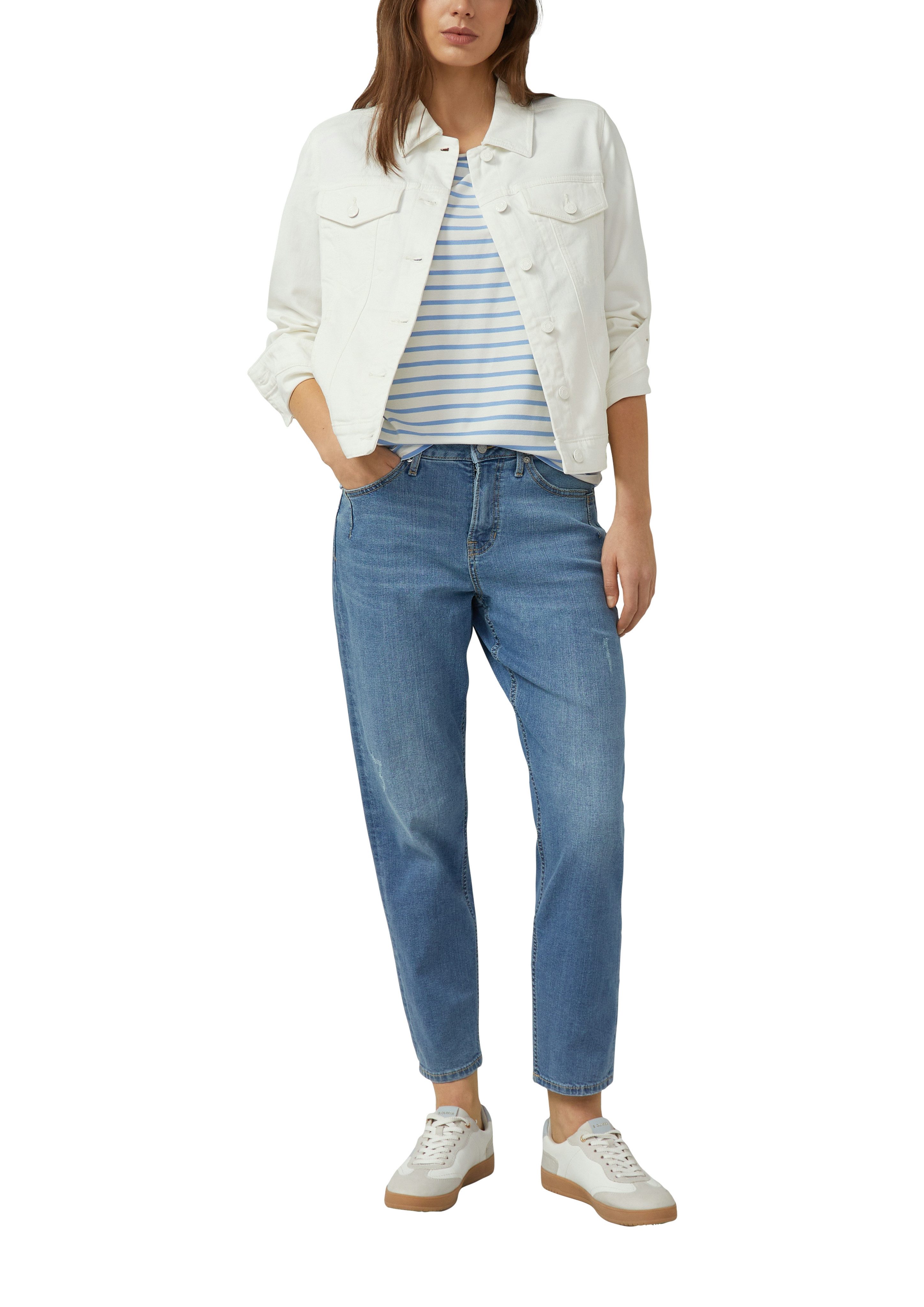 s.Oliver Jeansjacke mit weißen Knöpfen