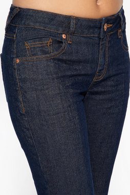 ATT Jeans Slim-fit-Jeans Belinda in Glitzeroptik