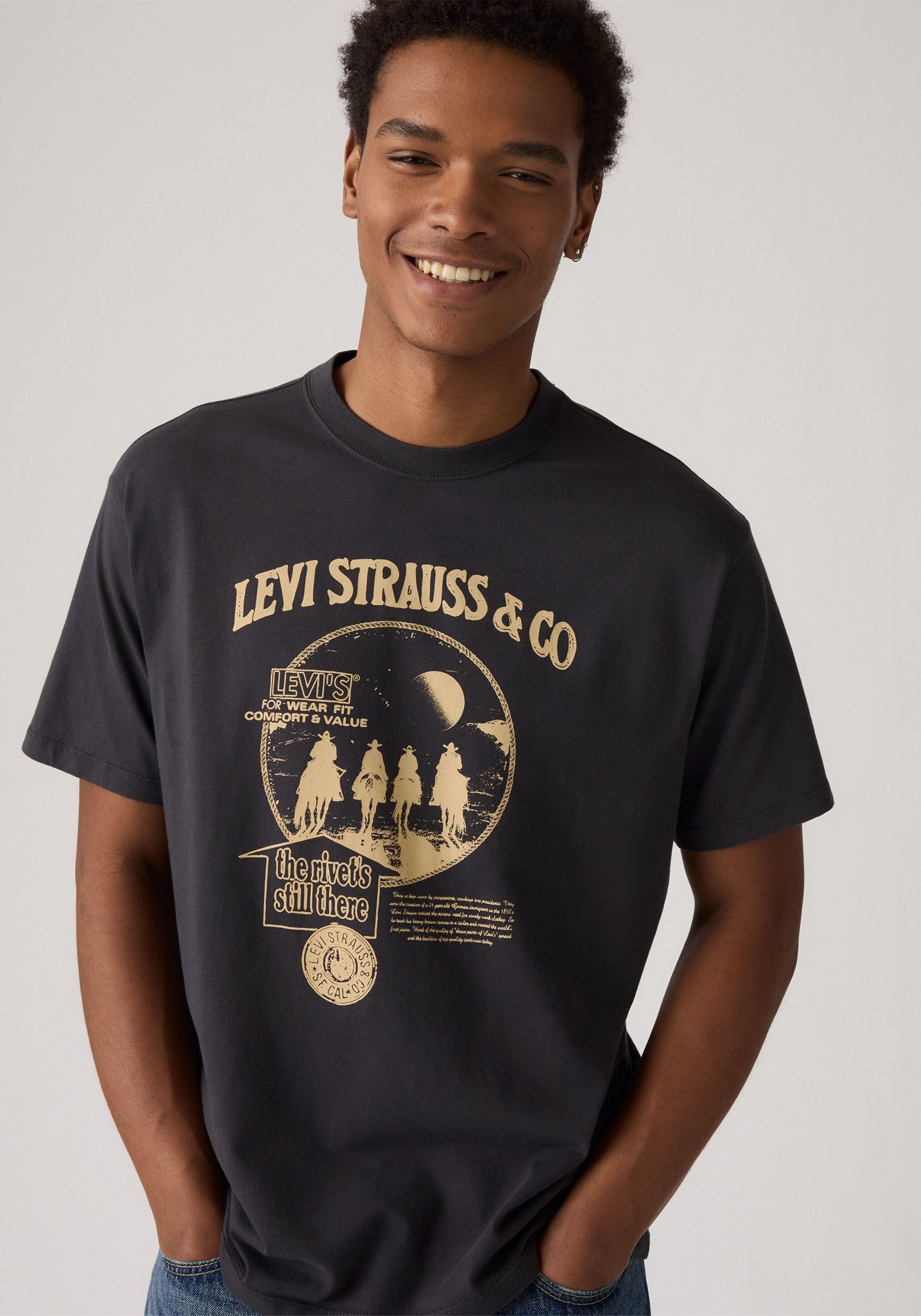 Levi's® T-Shirt VINTAGE FIT GRAPHIC TEE mit Logo Print günstig online kaufen