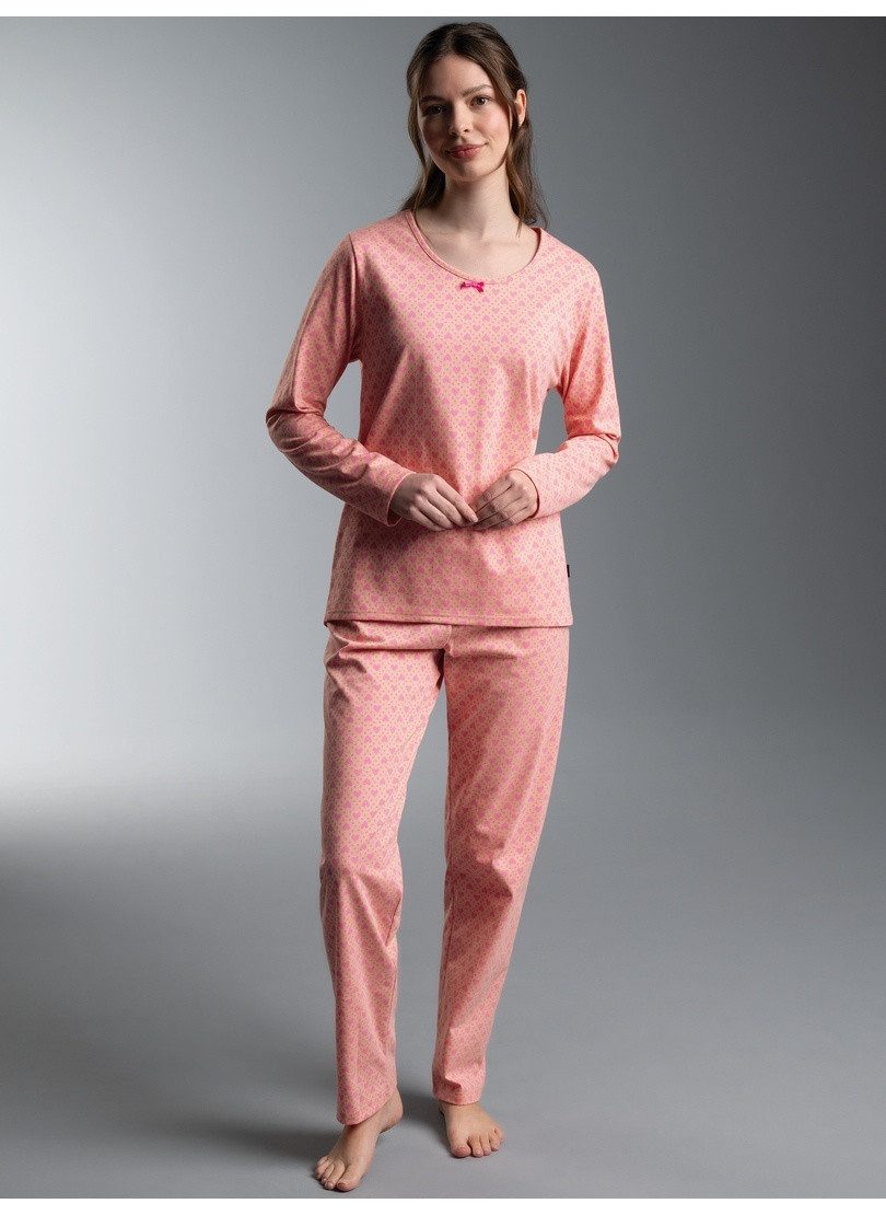 Trigema Schlafanzug TRIGEMA Pyjama mit feinem Herzmuster (1 tlg)