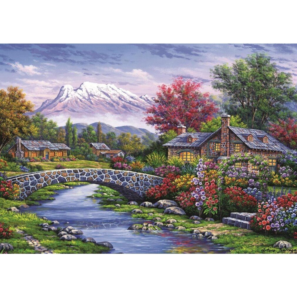 ART PUZZLE Puzzle Puzzle Bogenbrücke 500 Teile, Puzzleteile
