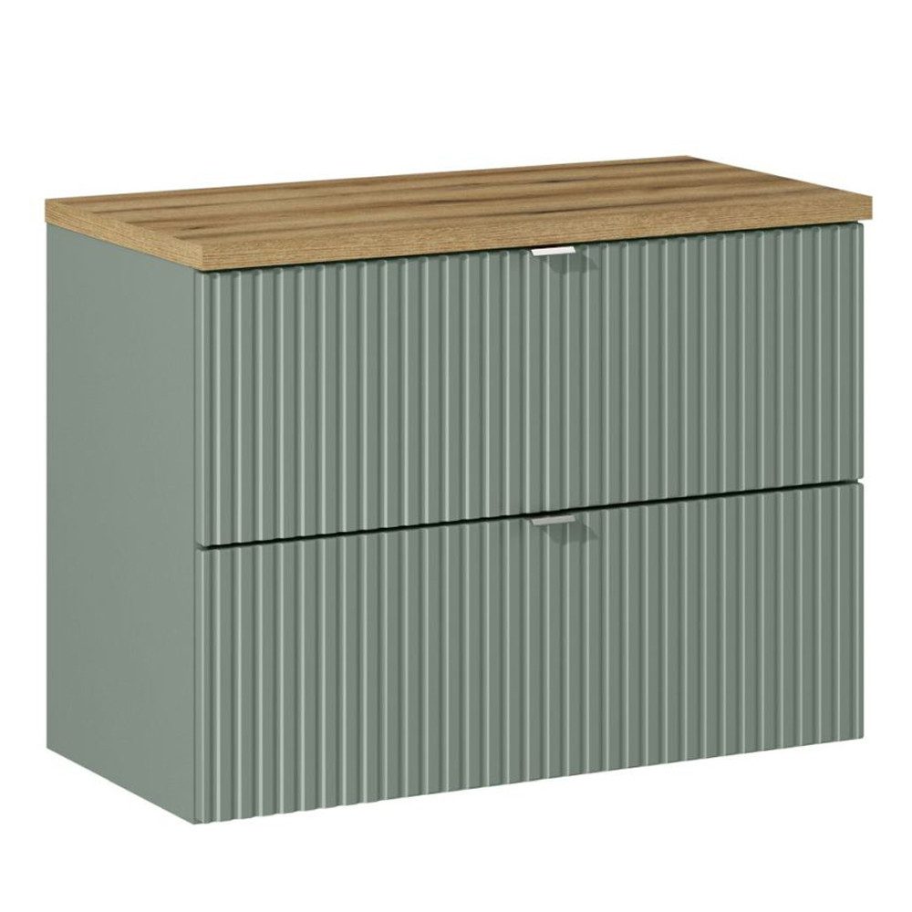 Lomadox Waschbeckenschrank NEWPORT-56-GREEN Waschtischunterschrank, 80cm, S günstig online kaufen