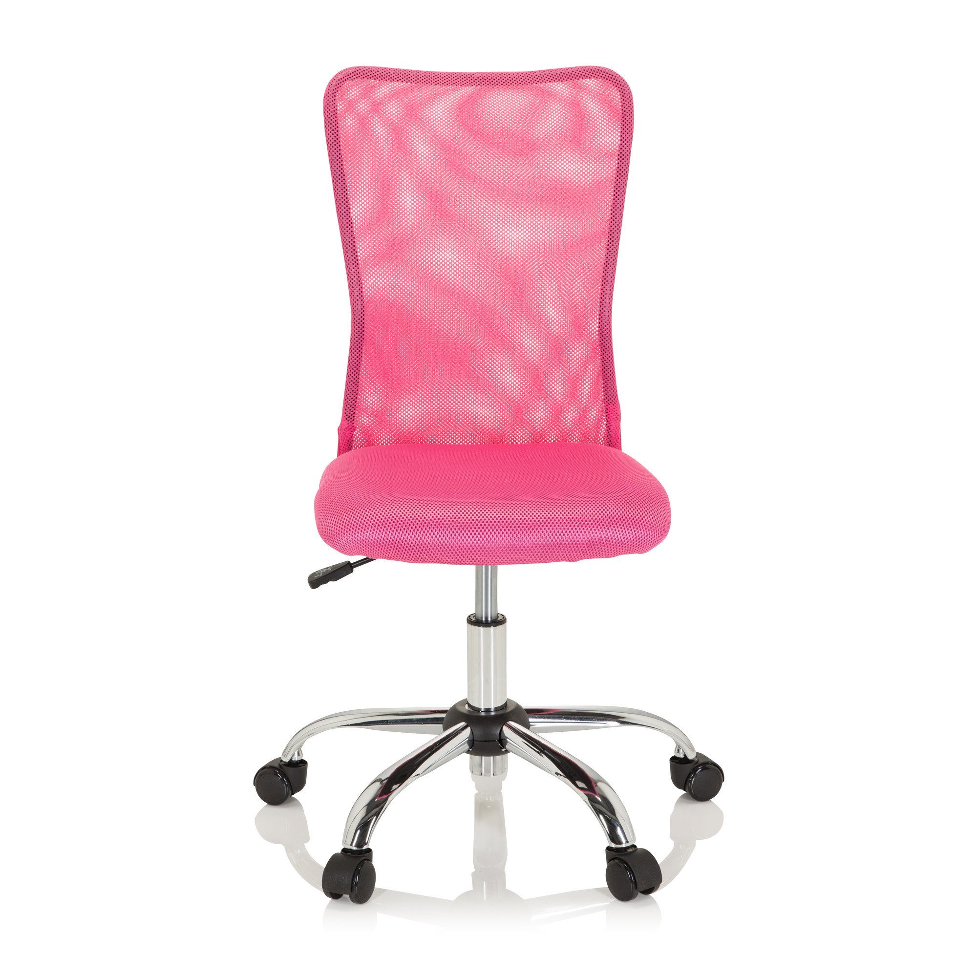 hjh OFFICE Drehstuhl Kinderdrehstuhl KIDDY NET I Netzstoff (1 St), mitwachsend, ergonomisch Rosa | Kinderdrehstühle