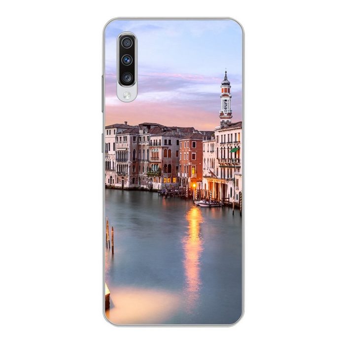 MuchoWow Handyhülle Der Canal Grande in Venedig Phone Case Handyhülle Samsung Galaxy A70 Silikon Schutzhülle