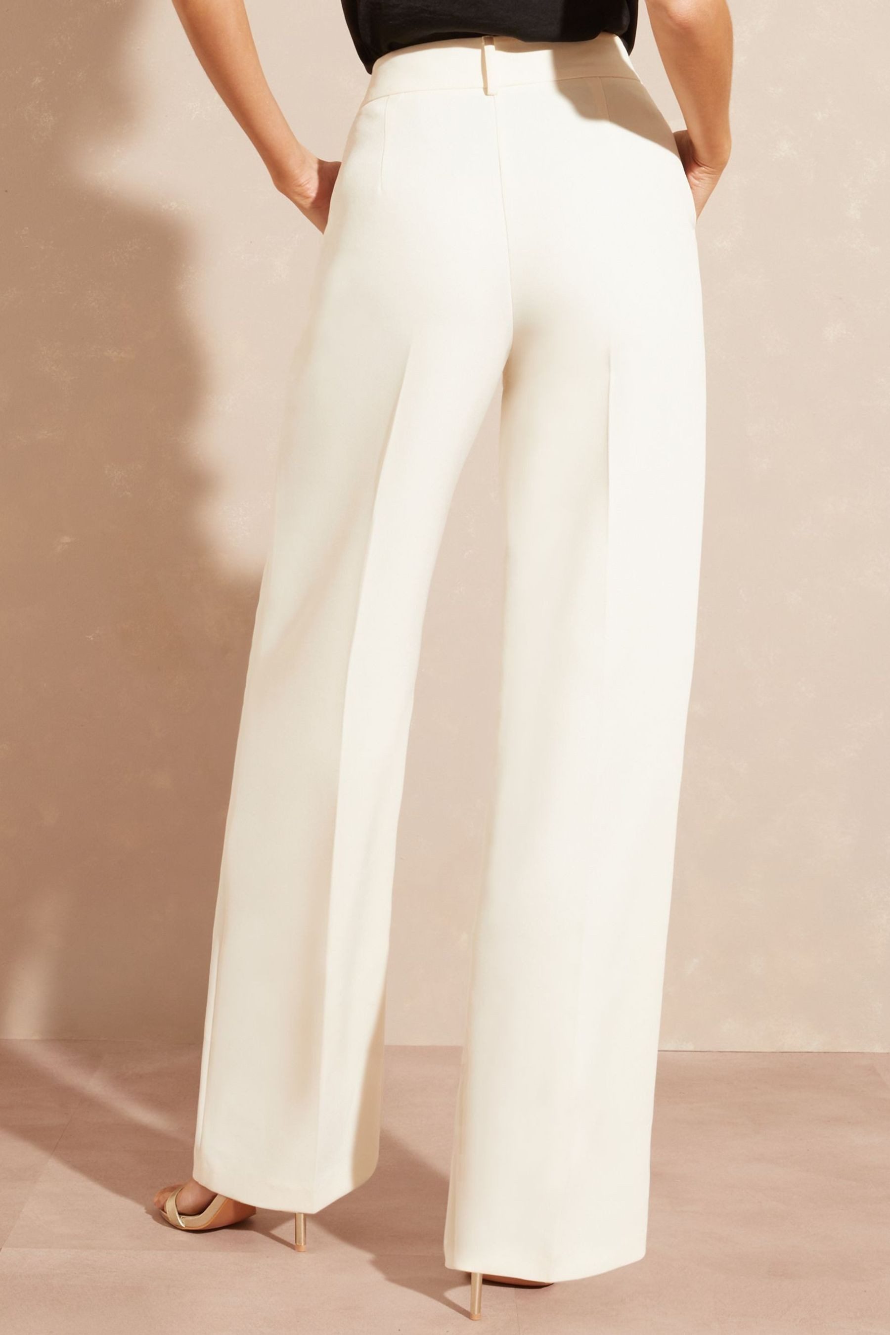 Love & Roses Palazzohose Love & Roses Hose mit weitem Bein (1-tlg) günstig online kaufen