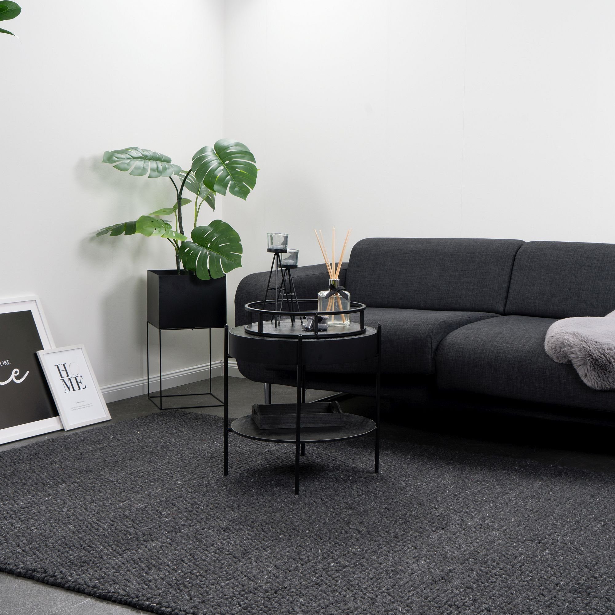 Consilio Concept Designteppich WOOLY Teppich Wohnzimmer Wolle Designer Natu günstig online kaufen