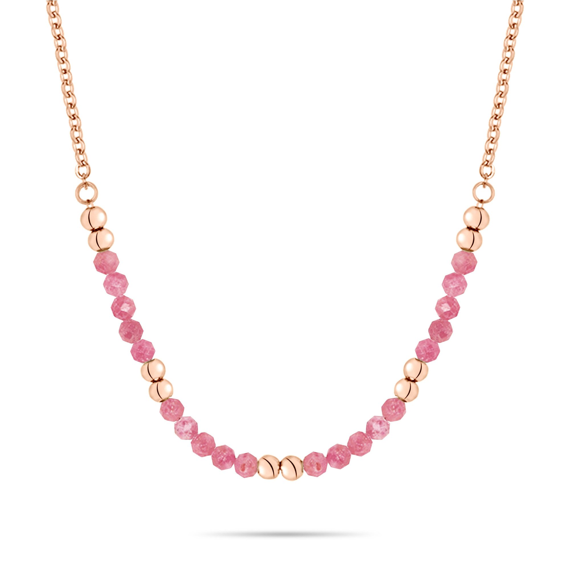 s.Oliver Kette ohne Anhänger Colorful Beads, mit Glasperle