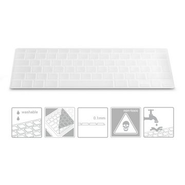 kwmobile Schutzfolie, QWERTZ Keyboard Cover Abdeckung - Transparent
