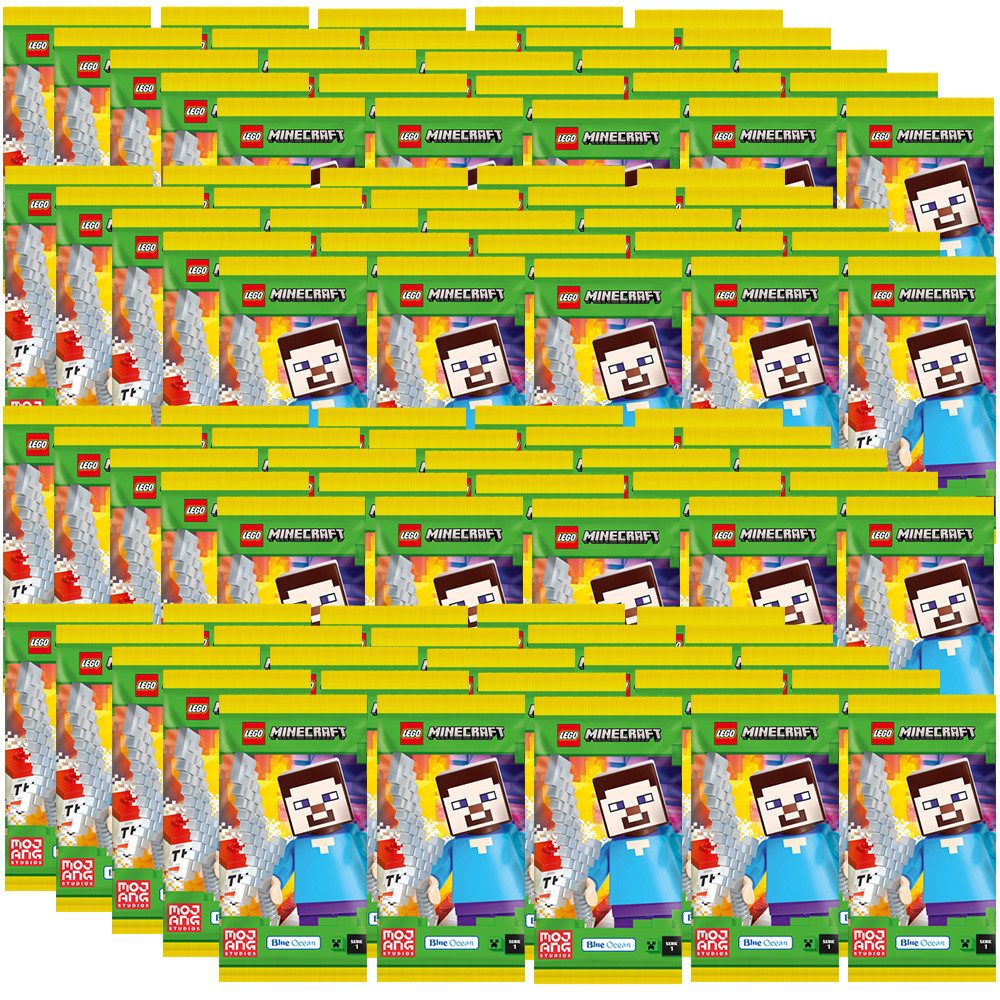 Blue Ocean Sammelkarte LEGO Minecraft Serie 1 Trading Cards - 100 Booster