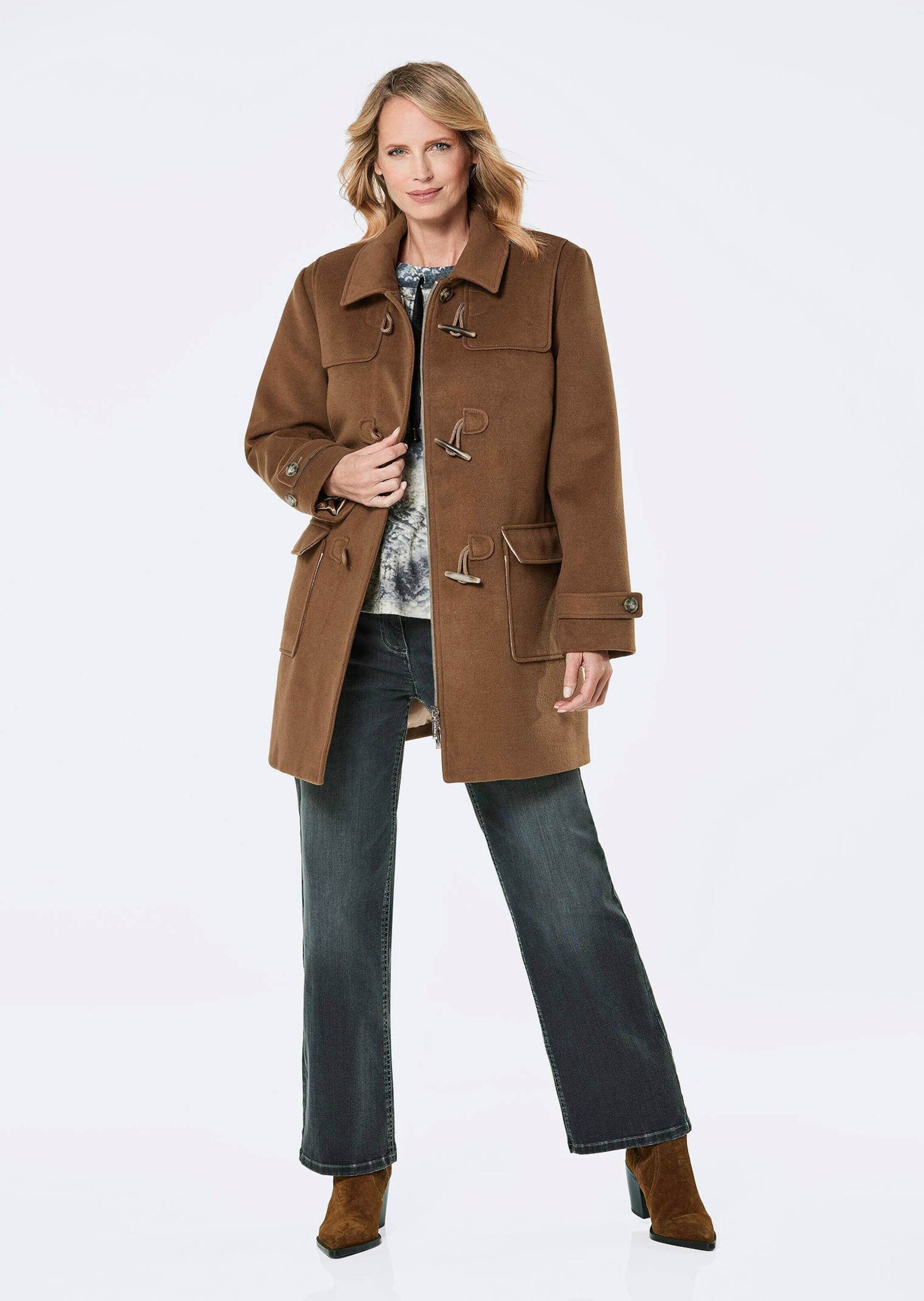 GOLDNER Jerseyblazer Dufflecoat günstig online kaufen