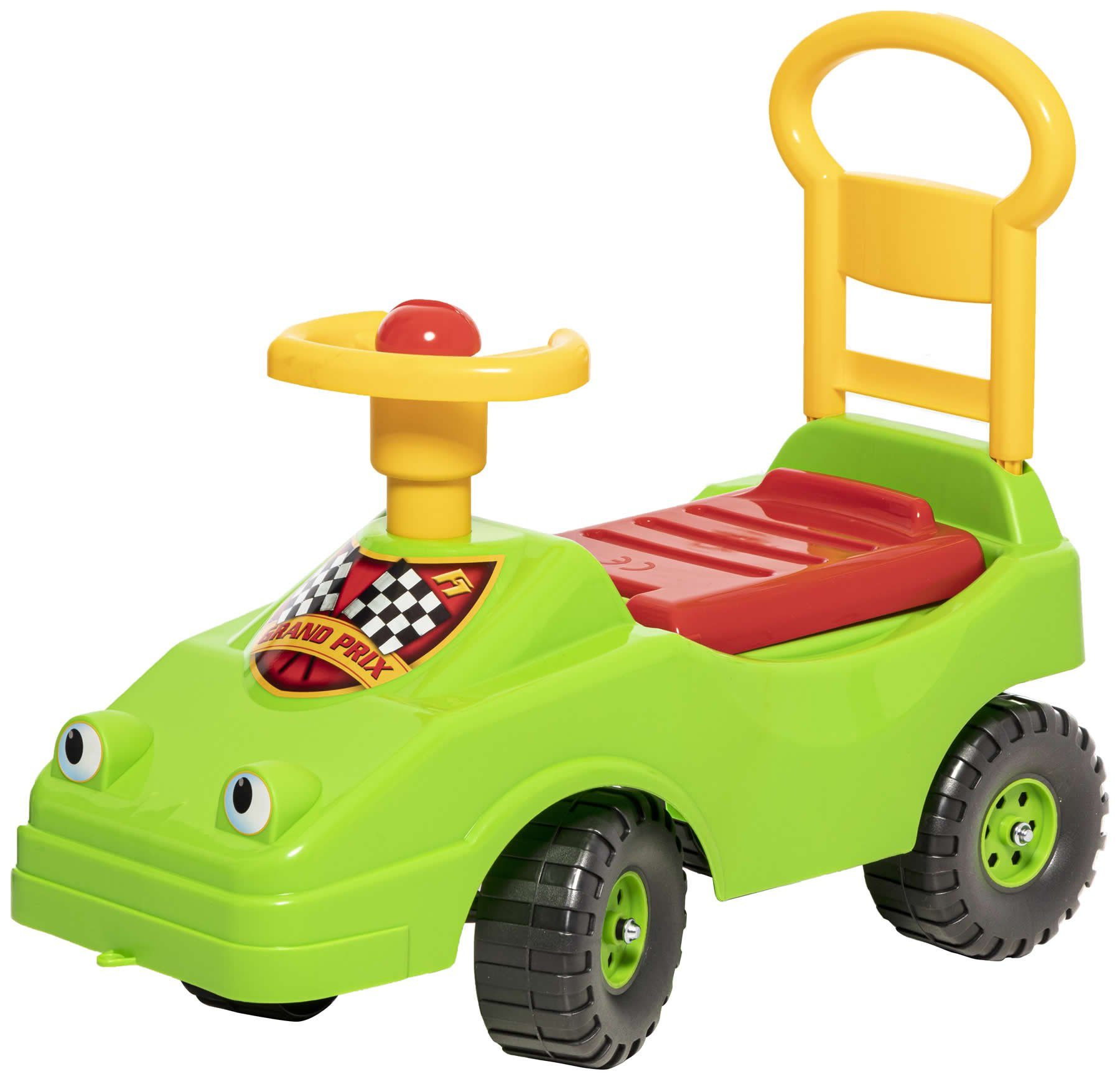 Rutscherauto Rutscherfahrzeug Baby Taxi Lauflernhilfe grün