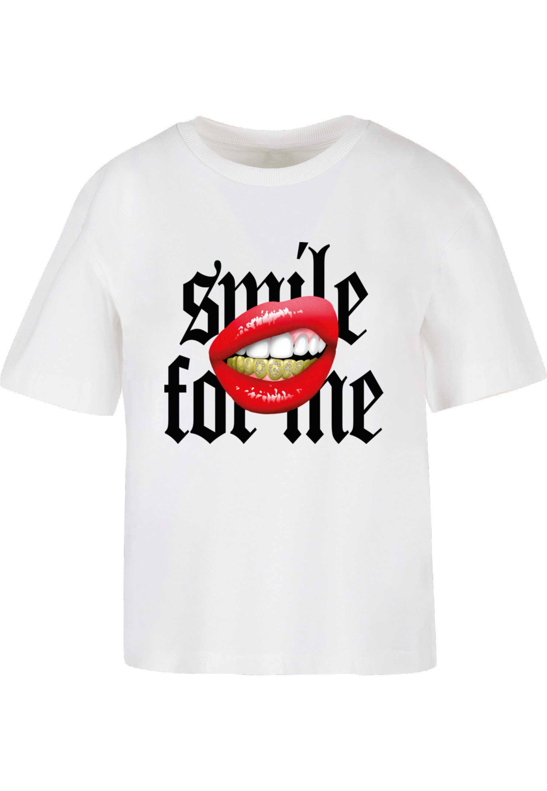 T-Shirt Miss Tee Damen Smile For Me Tee